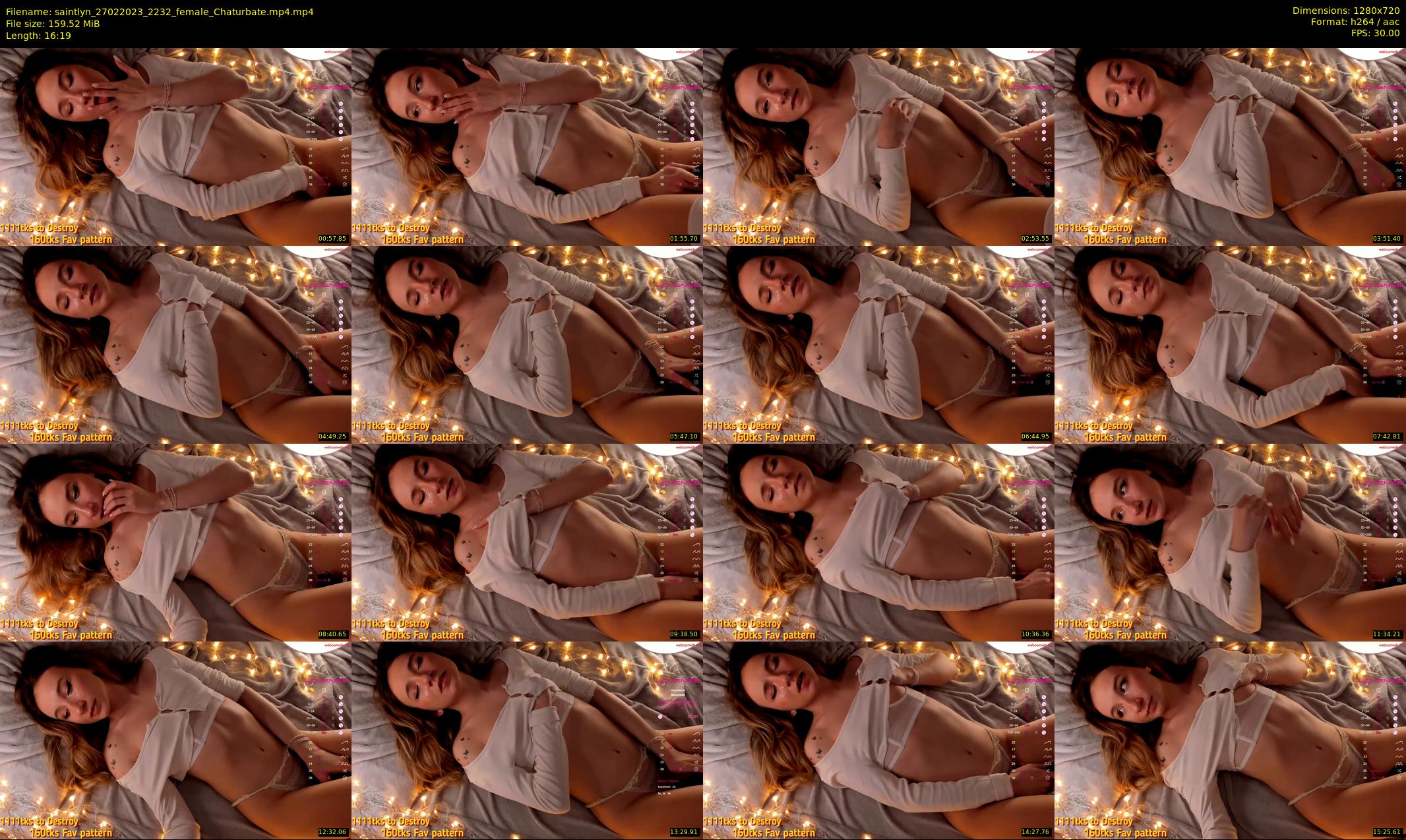 saintlyn — 17 minute Chaturbate female cam show recording, 720p, Feb 27, 2023