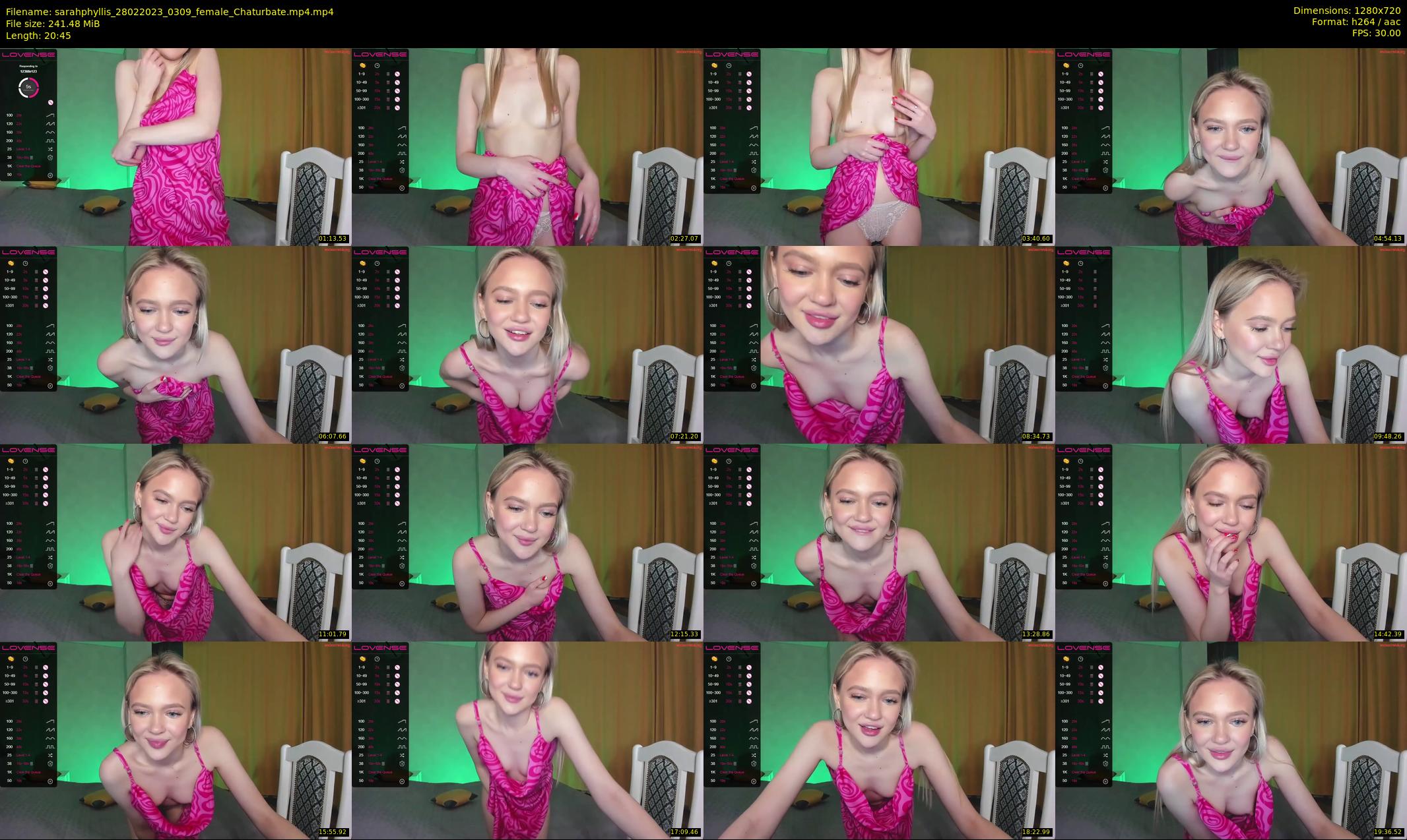 sarahphyllis — 21 minute Chaturbate female cam show recording, 720p, Feb 28, 2023