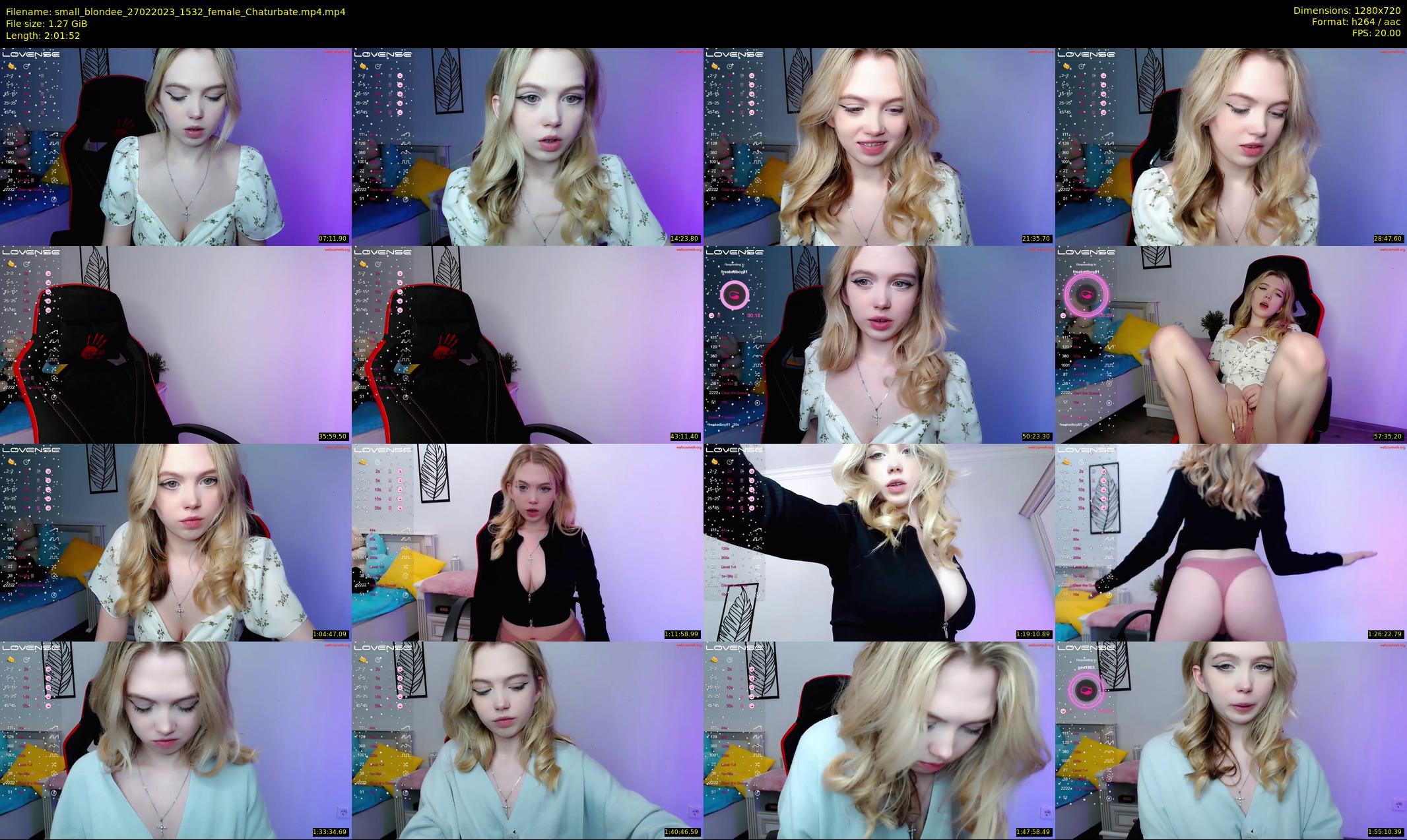 small_blondee — 122 minute Chaturbate female cam show recording, 720p, Feb 27, 2023