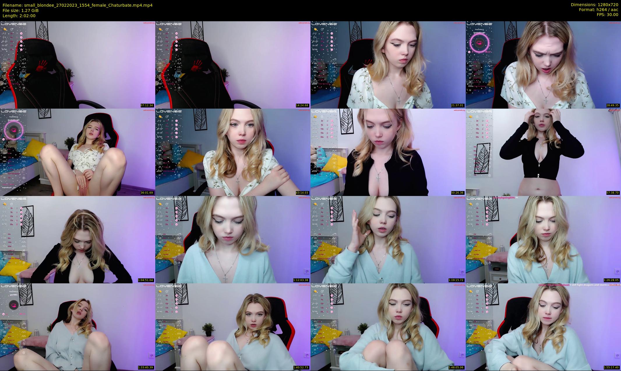 small_blondee — 122 minute Chaturbate female cam show recording, 720p, Feb 27, 2023