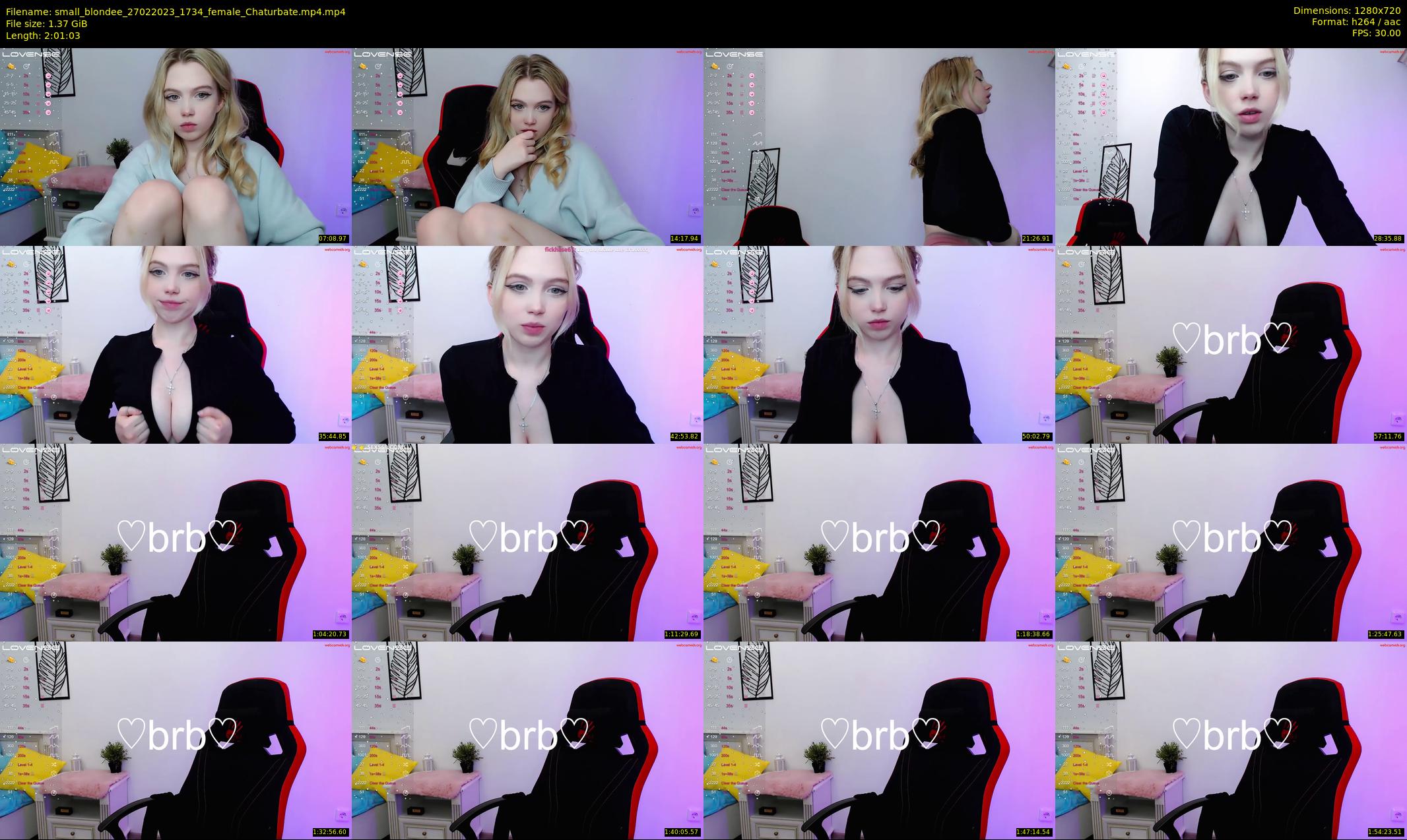small_blondee — 122 minute Chaturbate female cam show recording, 720p, Feb 27, 2023