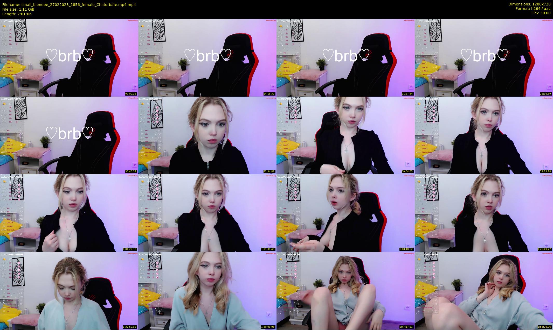 small_blondee — 122 minute Chaturbate female cam show recording, 720p, Feb 27, 2023
