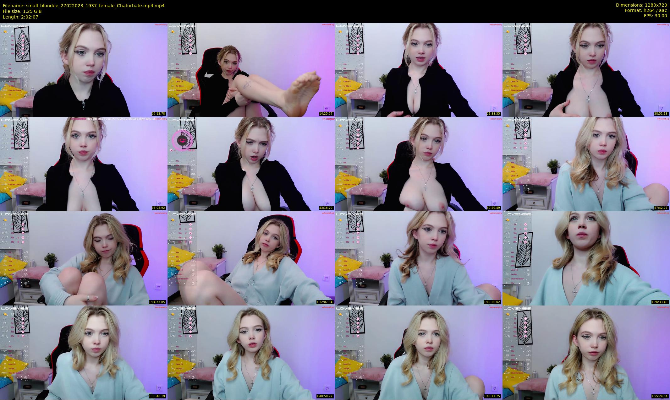 small_blondee — 123 minute Chaturbate female cam show recording, 720p, Feb 27, 2023