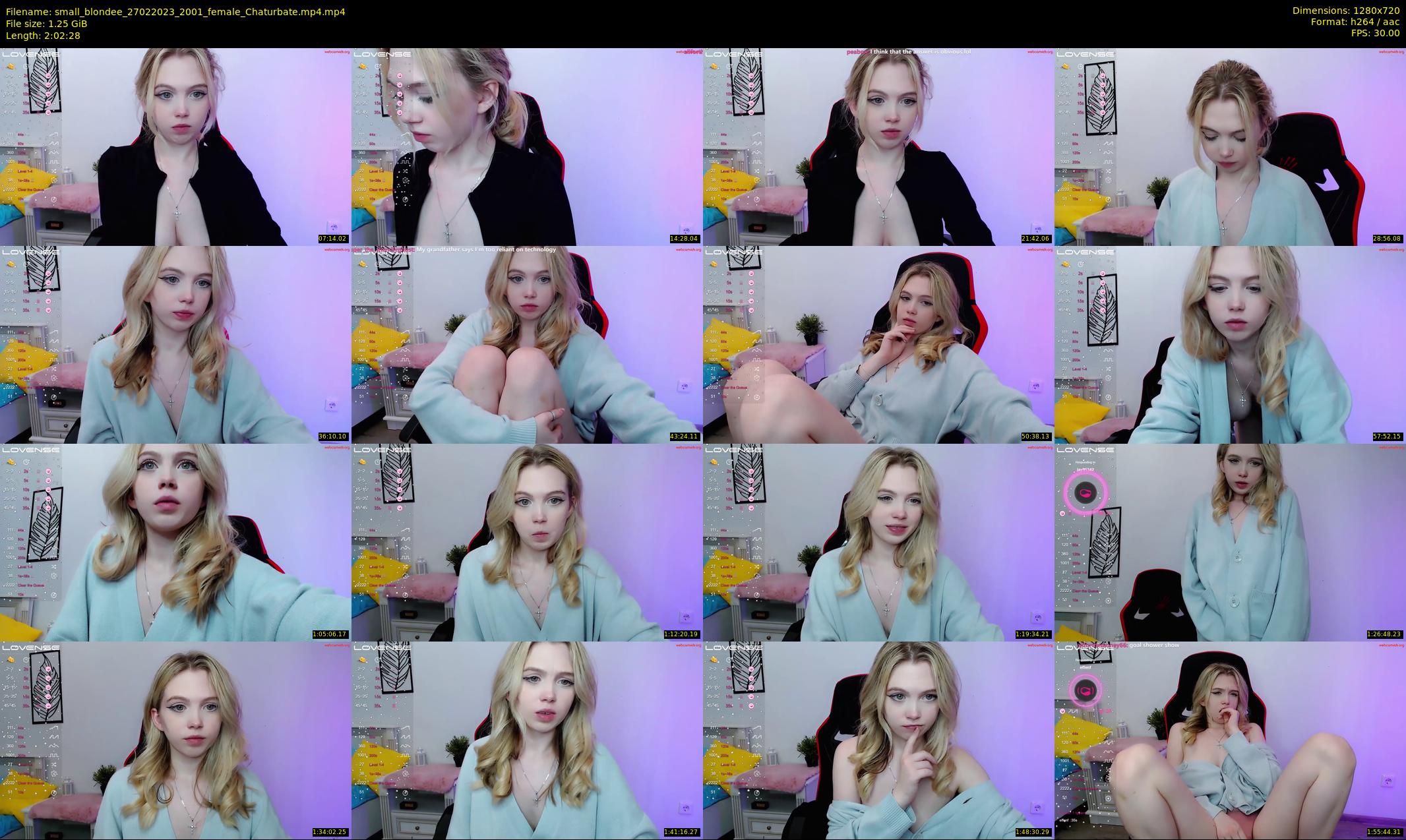 small_blondee — 123 minute Chaturbate female cam show recording, 720p, Feb 27, 2023