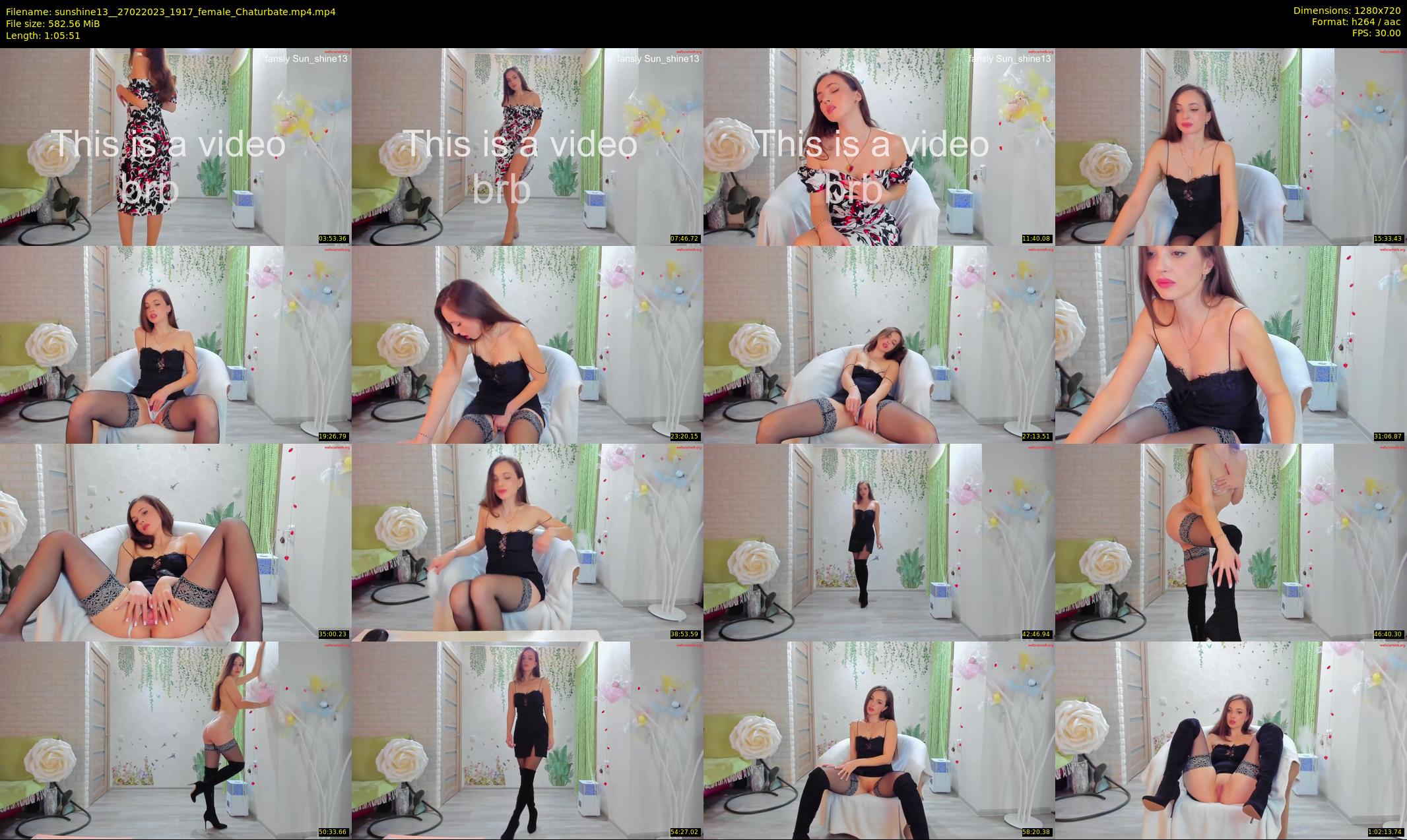 sunshine13_ — 66 minute Chaturbate female cam show recording, 720p, Feb 27, 2023
