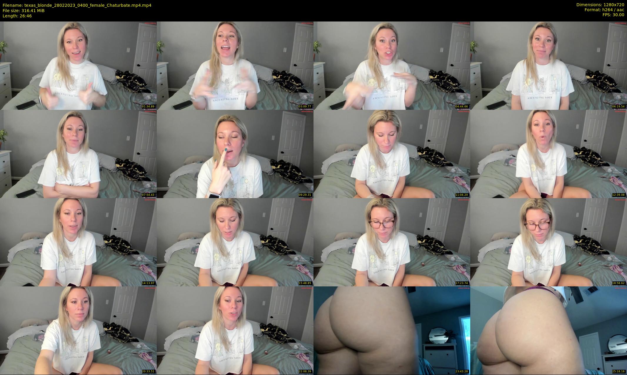 texas_blonde — 27 minute Chaturbate female cam show recording, 720p, Feb 28, 2023