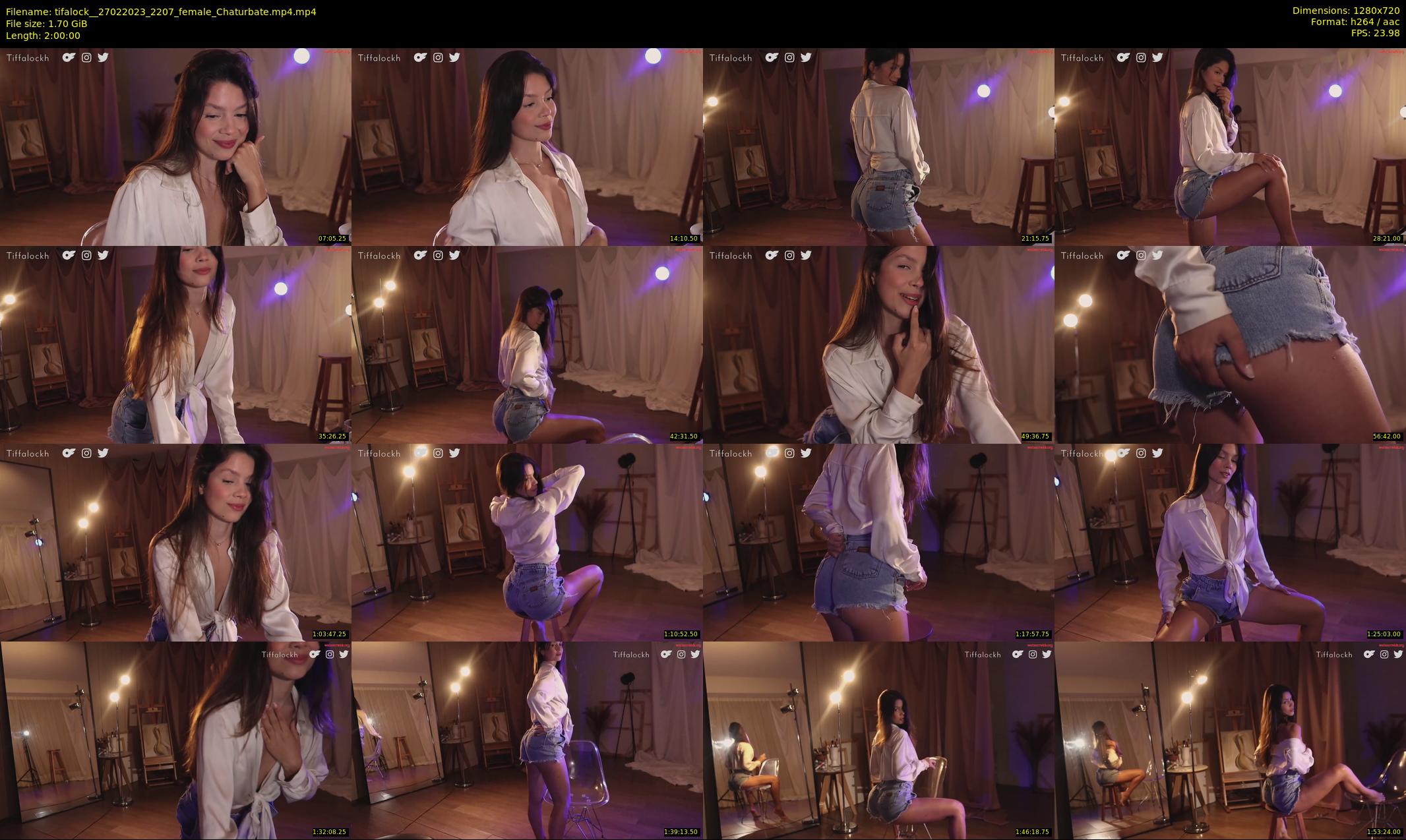 tifalock_ — 120 minute Chaturbate female cam show recording, 720p, Feb 27, 2023