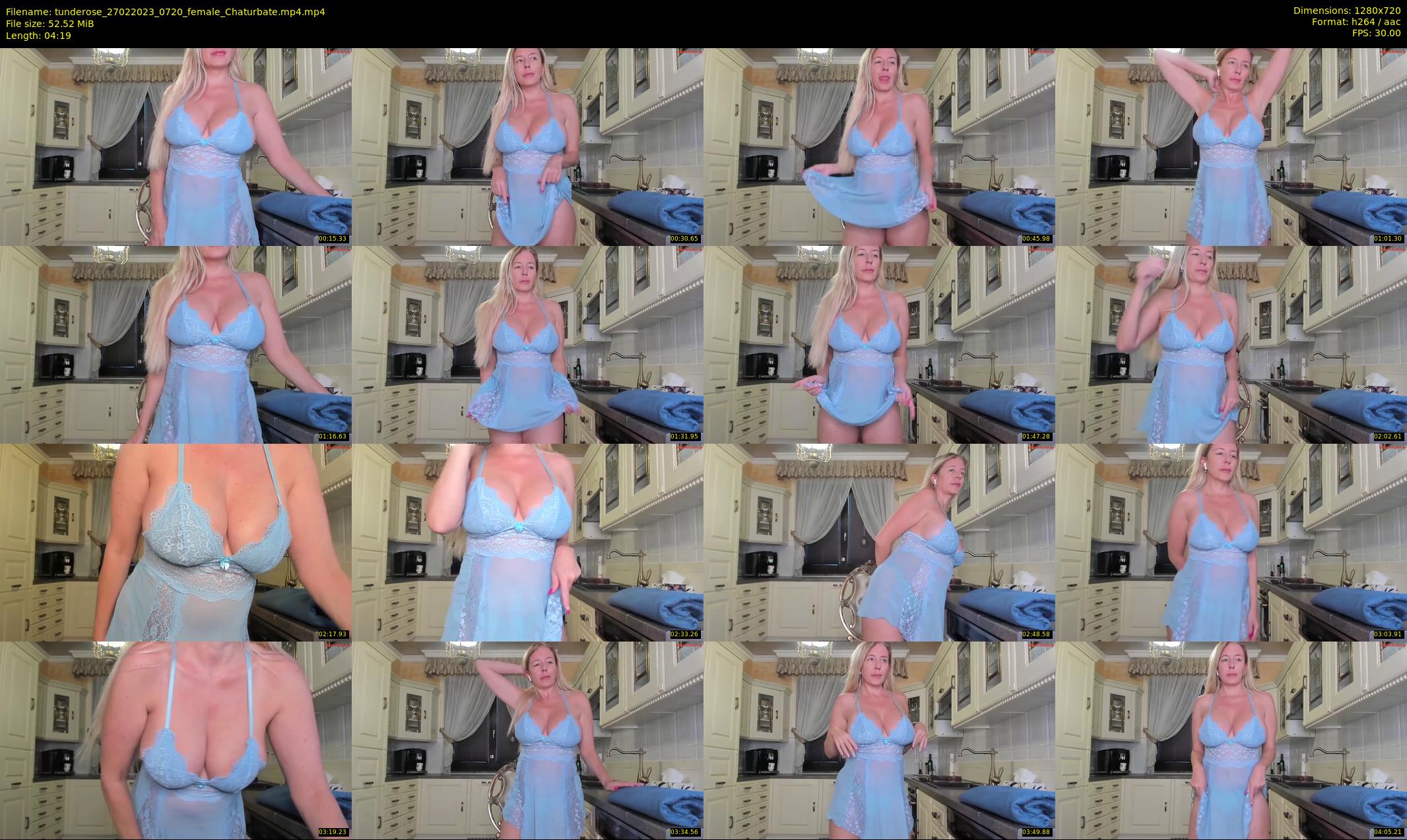 tunderose — 5 minute Chaturbate female cam show recording, 720p, Feb 27, 2023