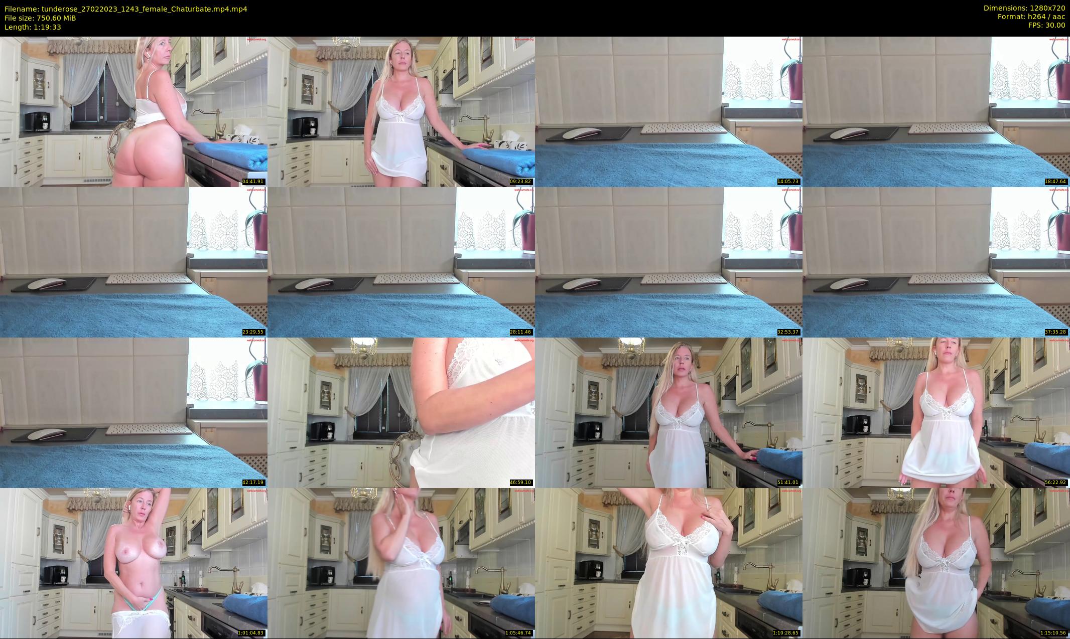 tunderose — 80 minute Chaturbate female cam show recording, 720p, Feb 27, 2023