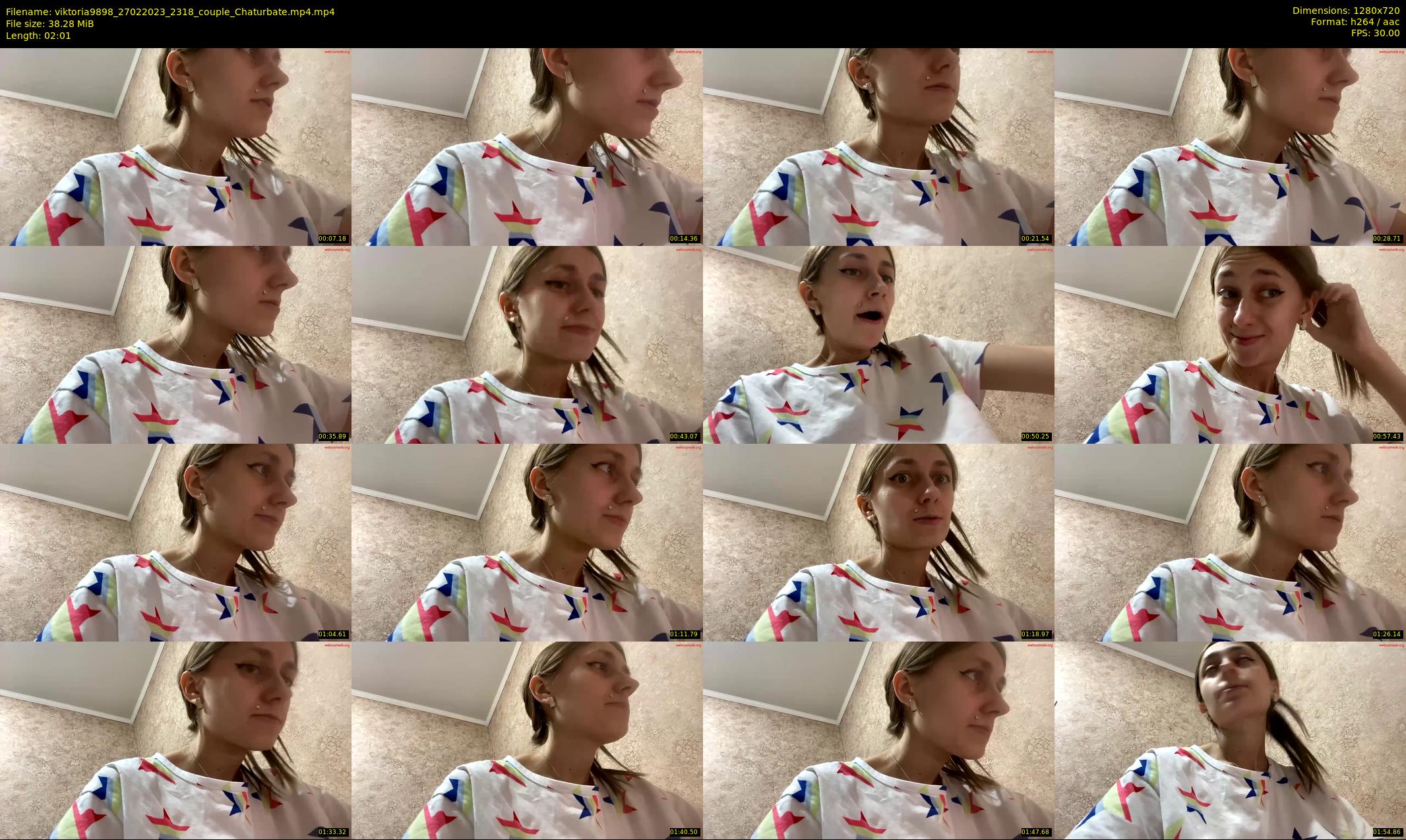 viktoria9898 — 3 minute Chaturbate couple cam show recording, 720p, Feb 27, 2023