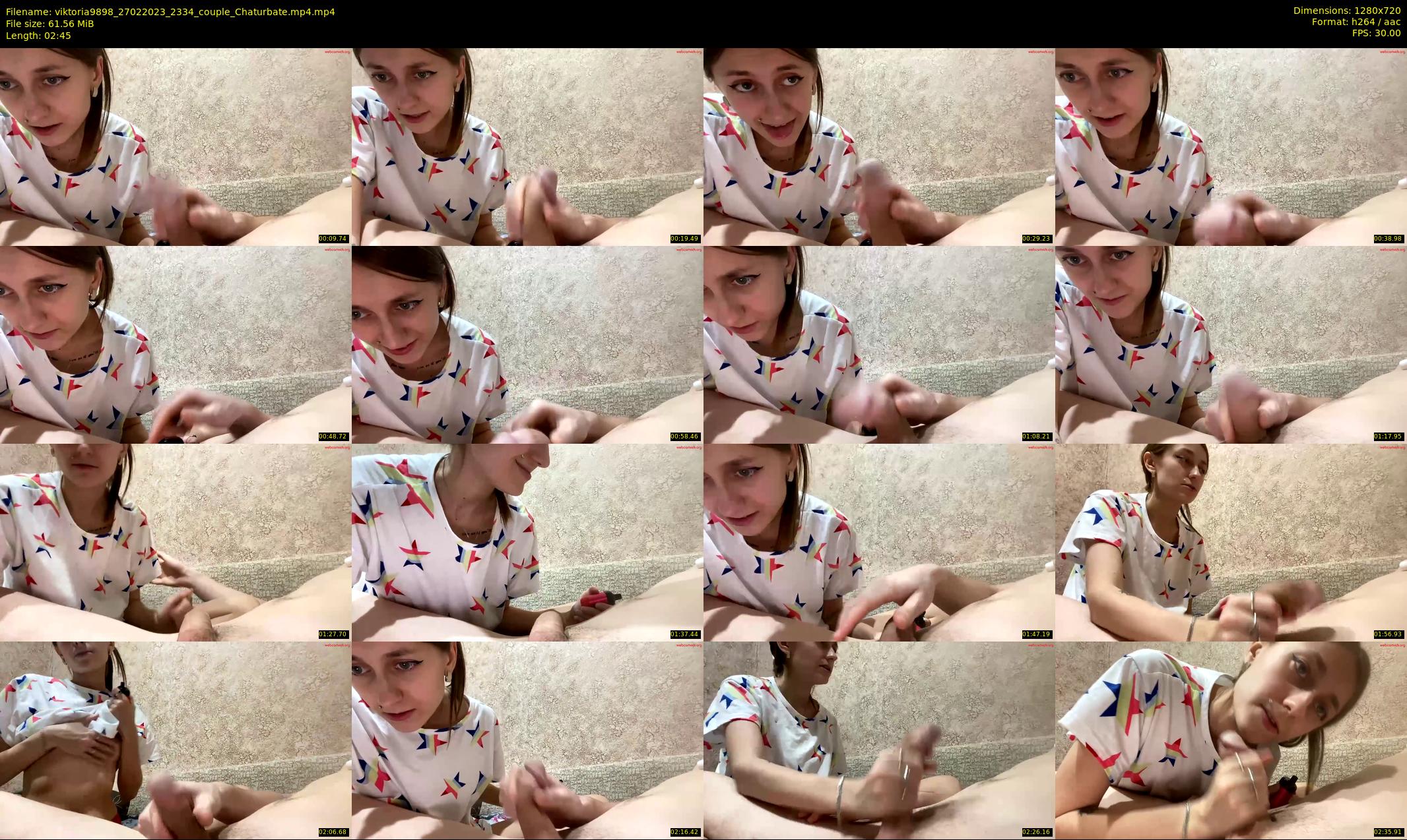 viktoria9898 — 3 minute Chaturbate couple cam show recording, 720p, Feb 27, 2023