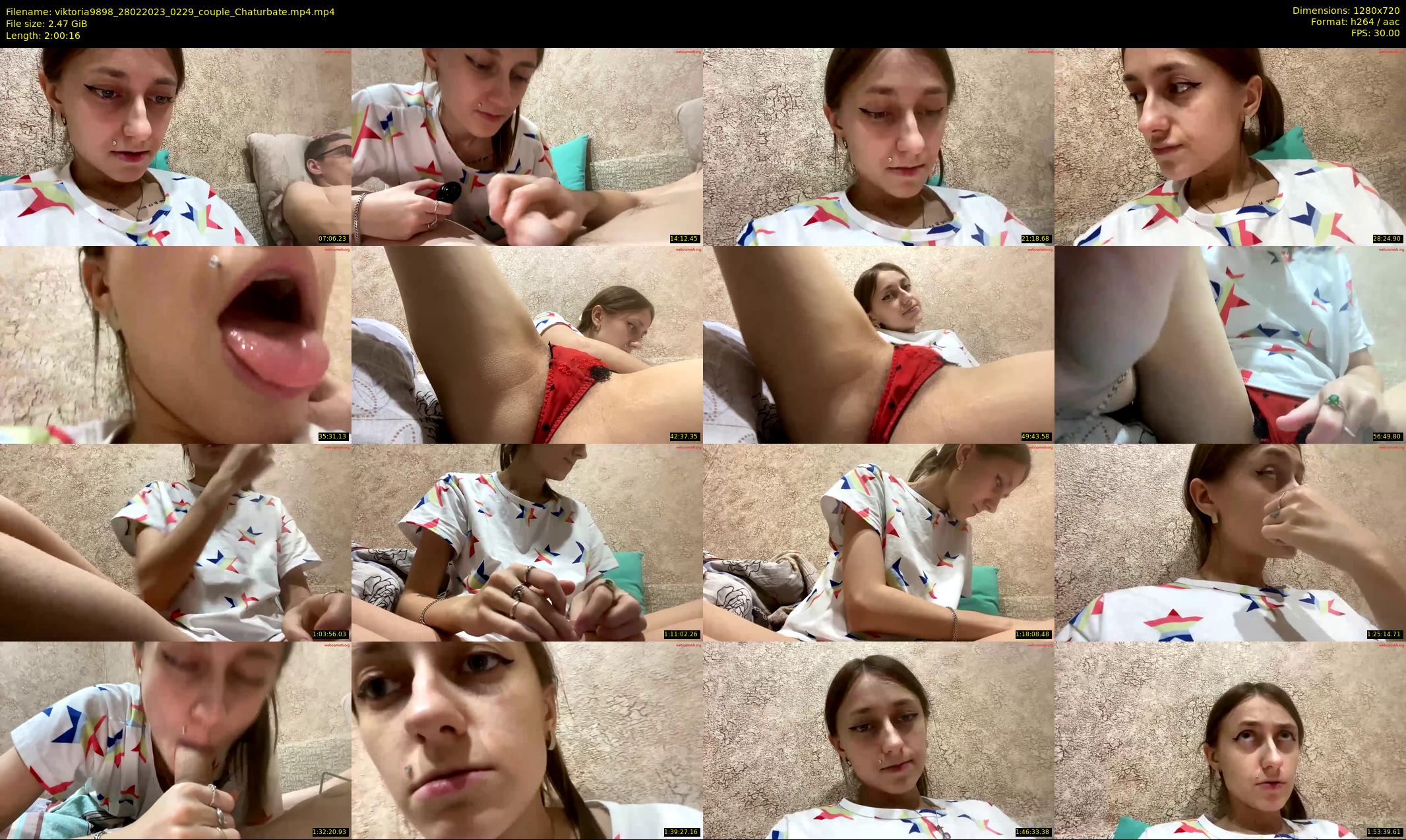 viktoria9898 — 121 minute Chaturbate couple cam show recording, 720p, Feb 28, 2023