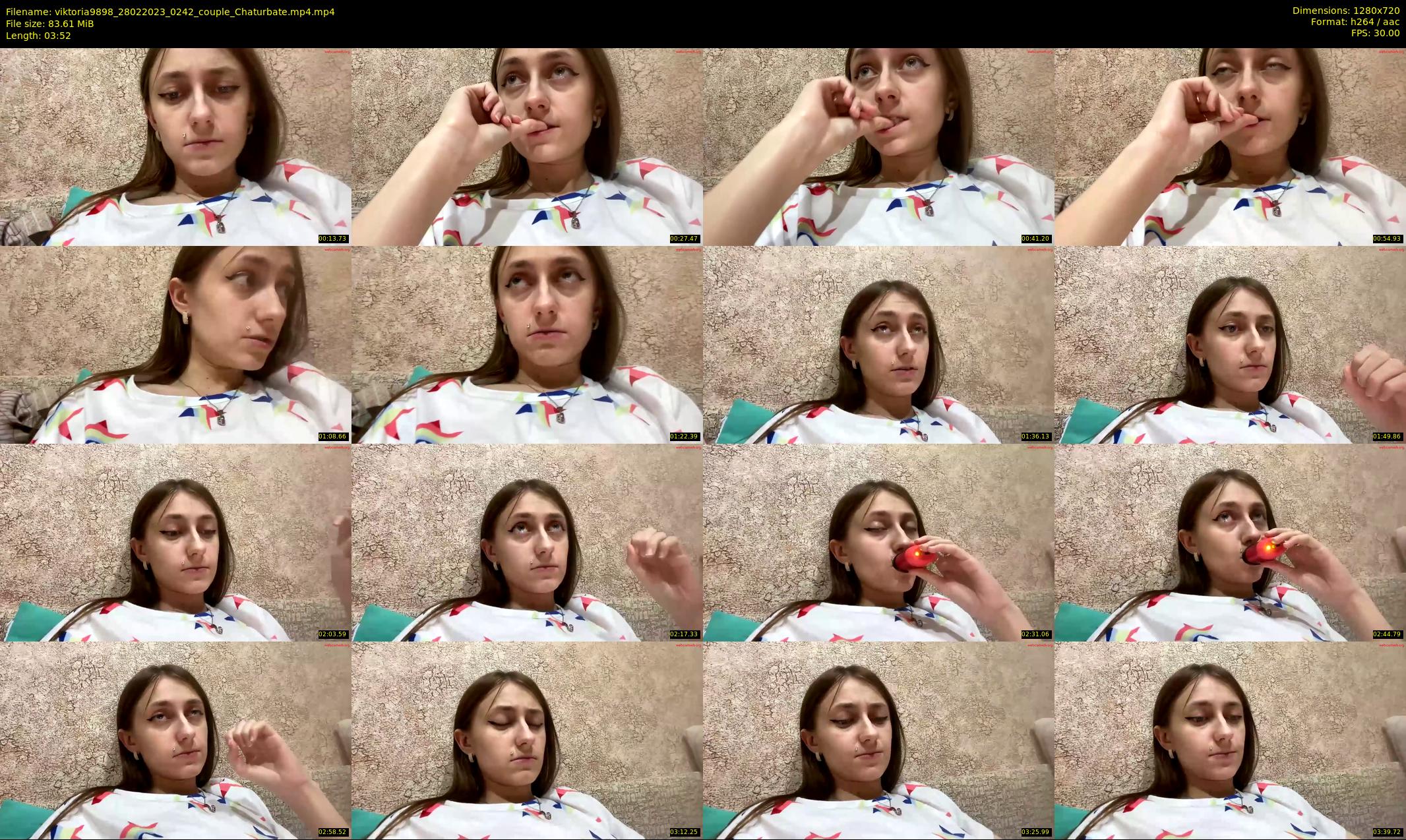 viktoria9898 — 4 minute Chaturbate couple cam show recording, 720p, Feb 28, 2023