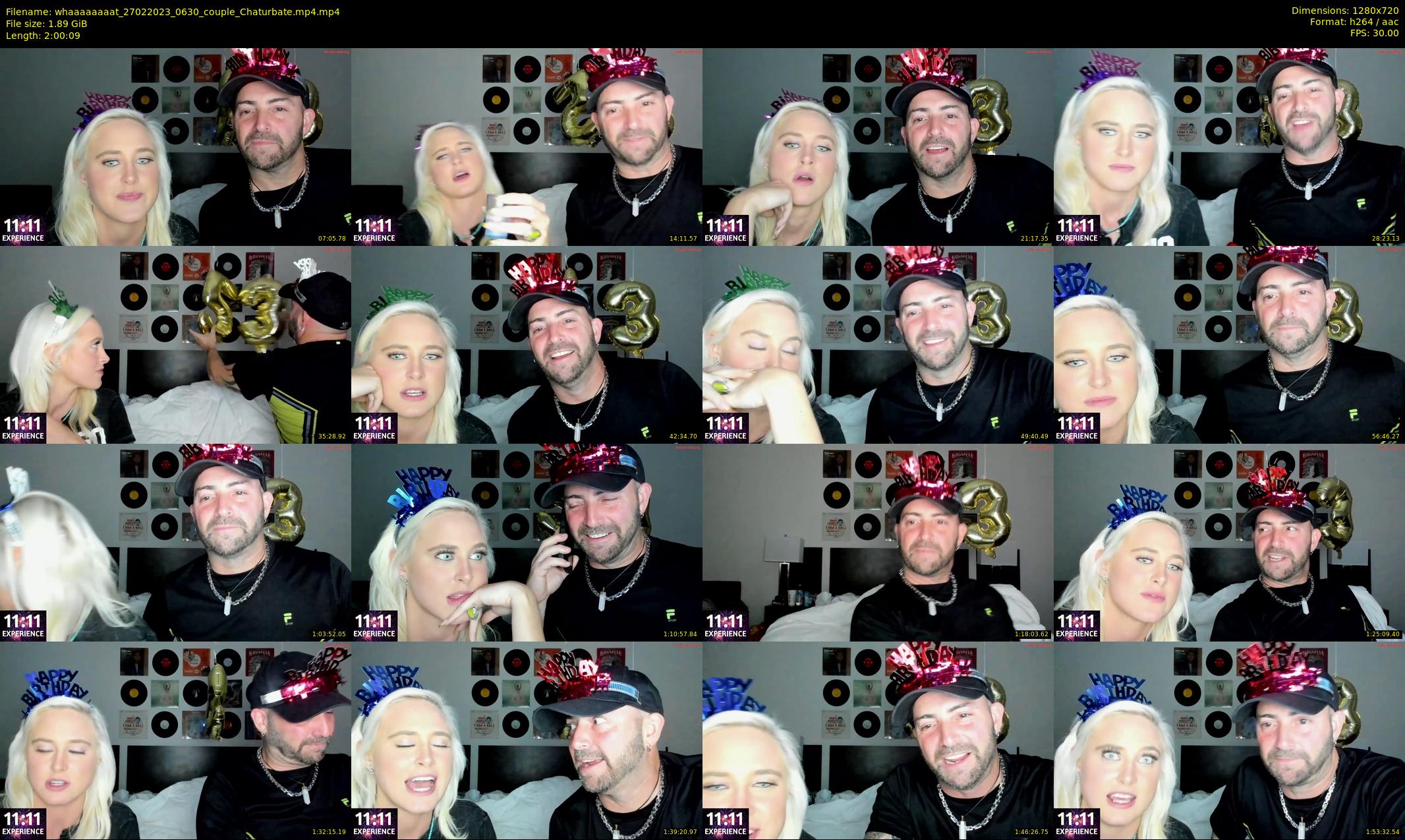 whaaaaaaaat — 121 minute Chaturbate couple cam show recording, 720p, Feb 27, 2023