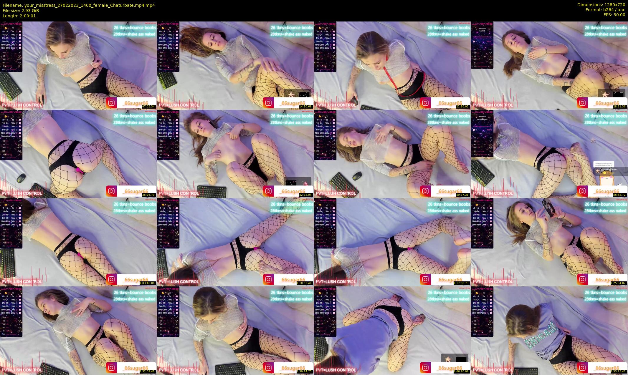 your_misstress — 121 minute Chaturbate female cam show recording, 720p, Feb 27, 2023