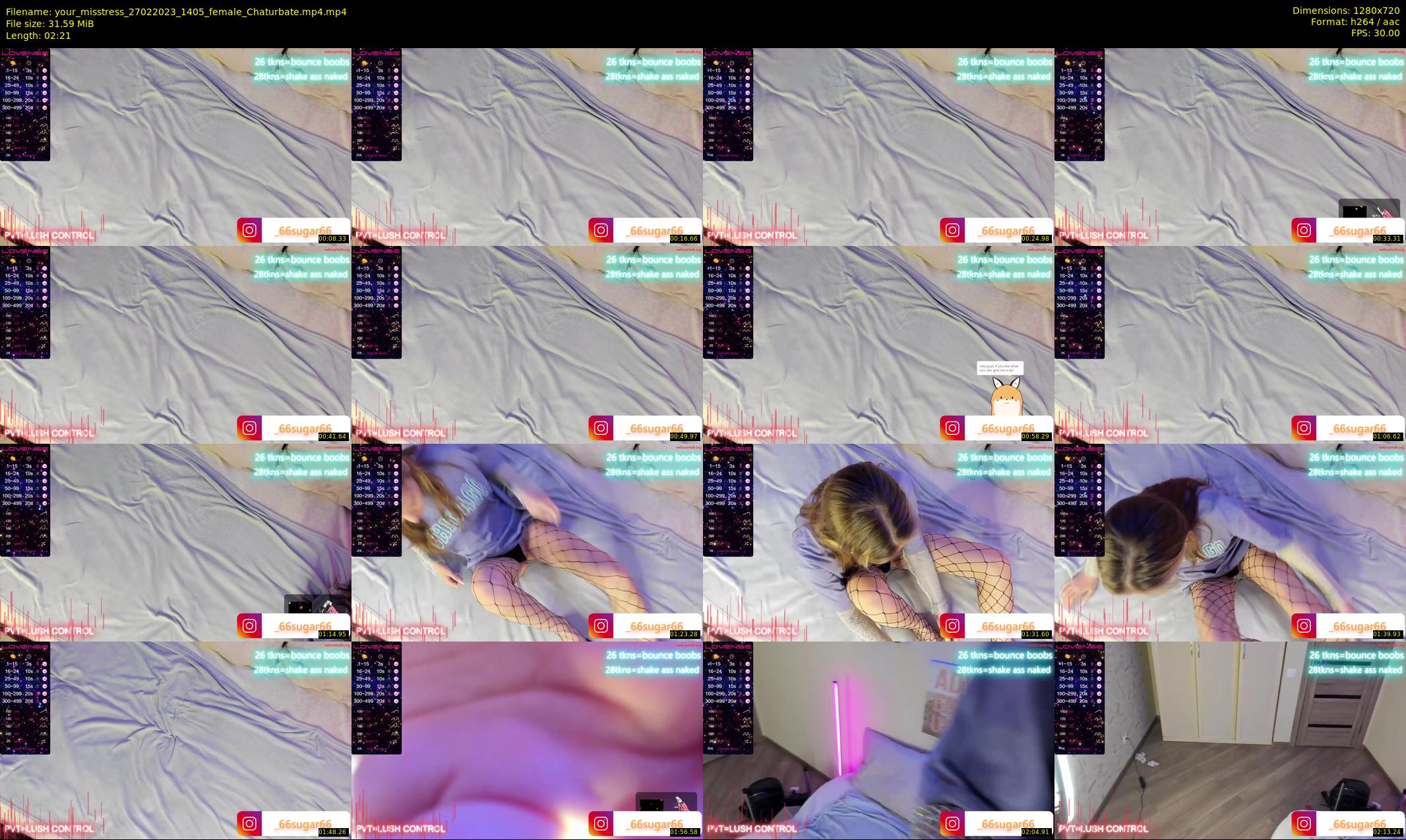 your_misstress — 3 minute Chaturbate female cam show recording, 720p, Feb 27, 2023