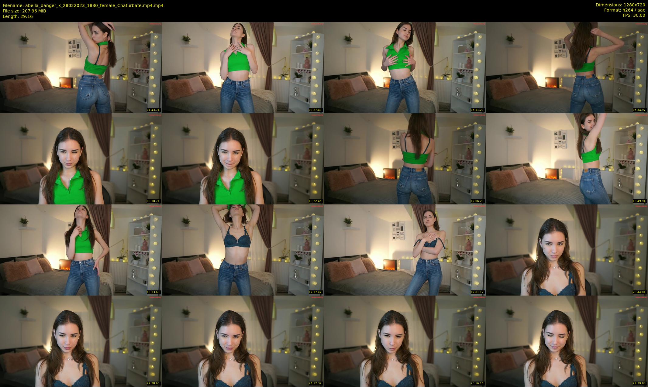abella_danger_x — 30 minute Chaturbate female cam show recording, 720p, Feb 28, 2023