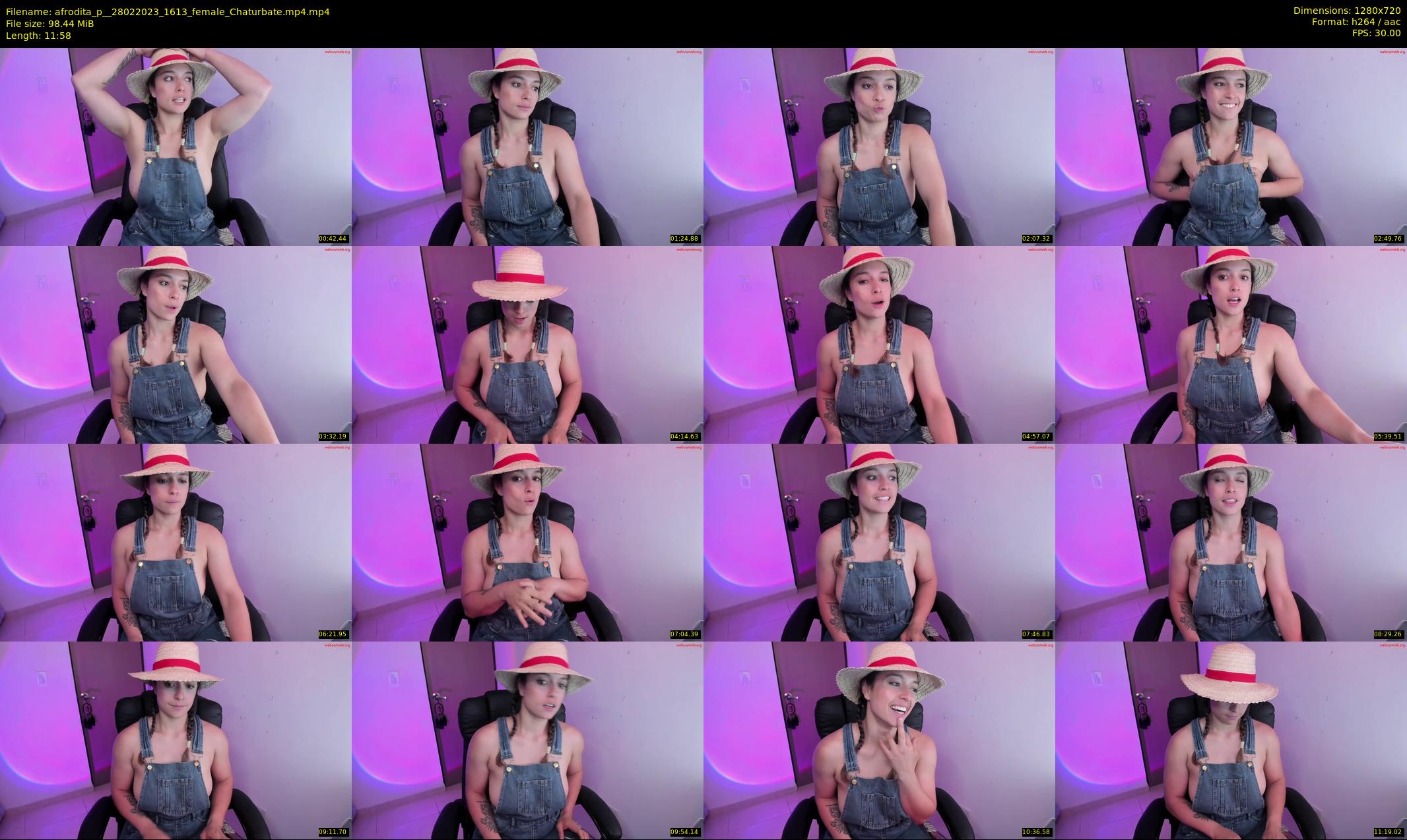 afrodita_p_ — 12 minute Chaturbate female cam show recording, 720p, Feb 28, 2023