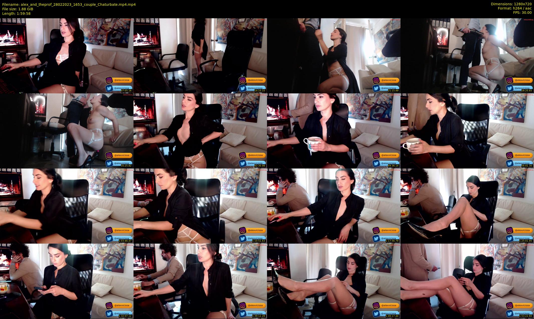 alex_and_theprof — 120 minute Chaturbate couple cam show recording, 720p, Feb 28, 2023