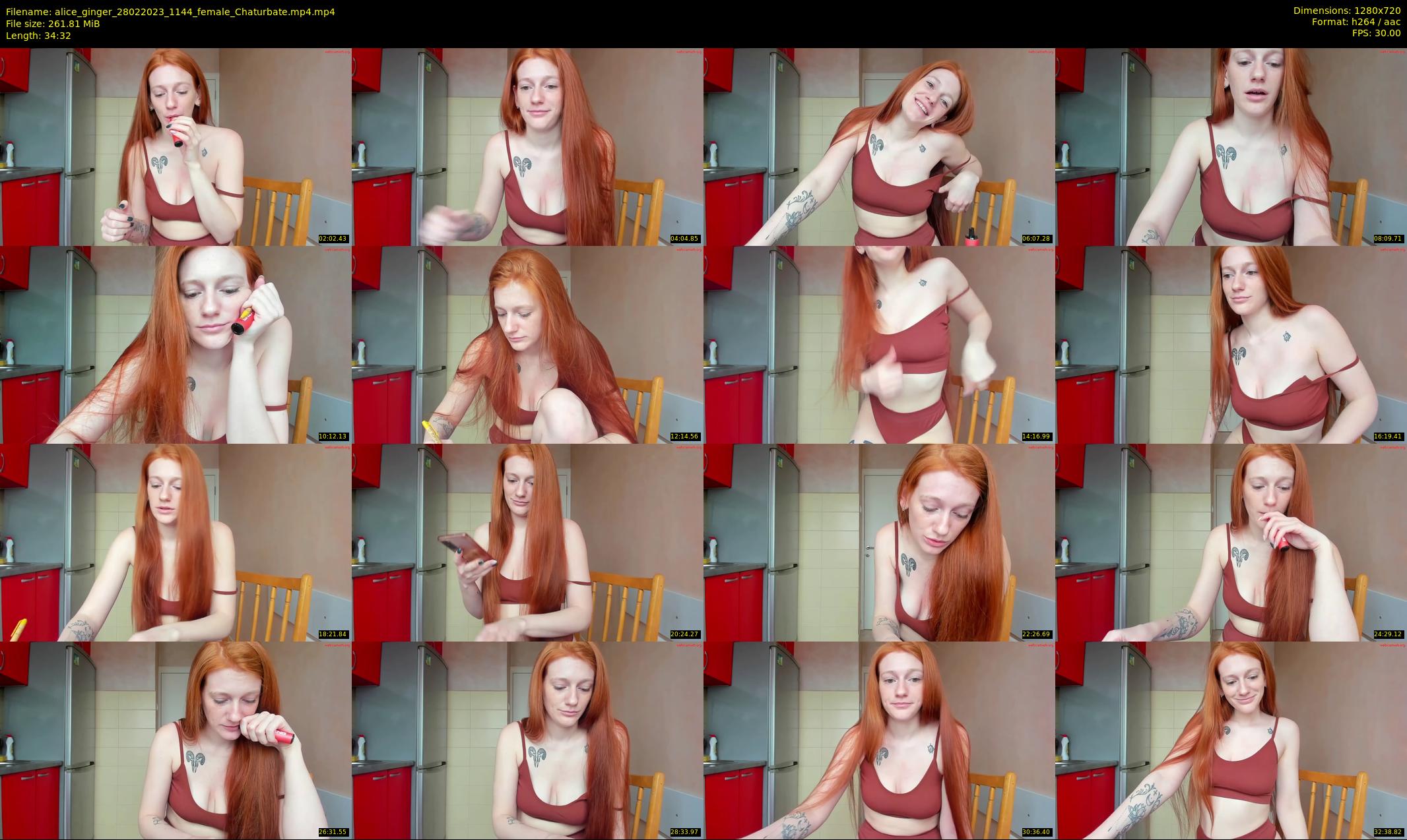 alice_ginger — 35 minute Chaturbate female cam show recording, 720p, Feb 28, 2023