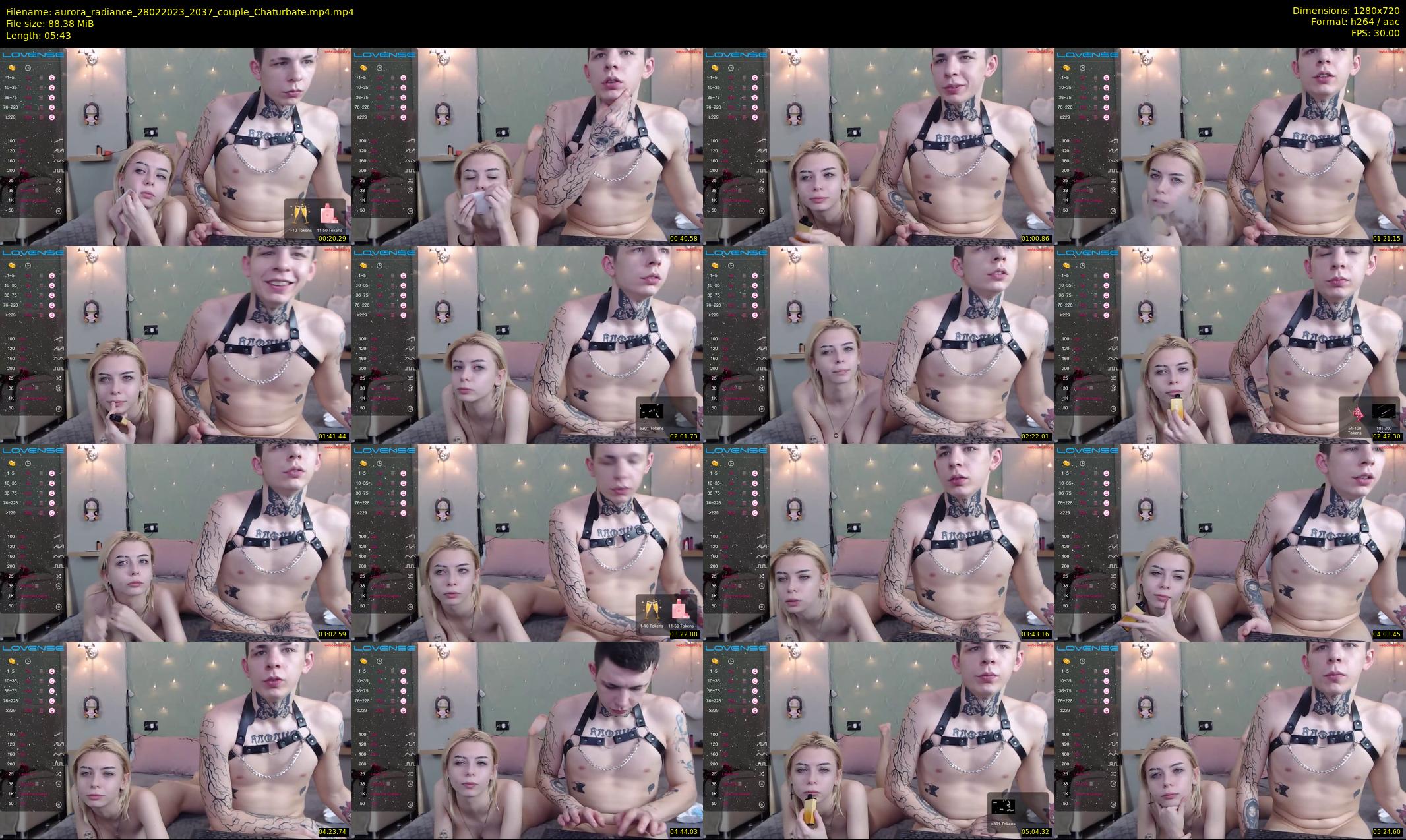 aurora_radiance — 6 minute Chaturbate couple cam show recording, 720p, Feb 28, 2023