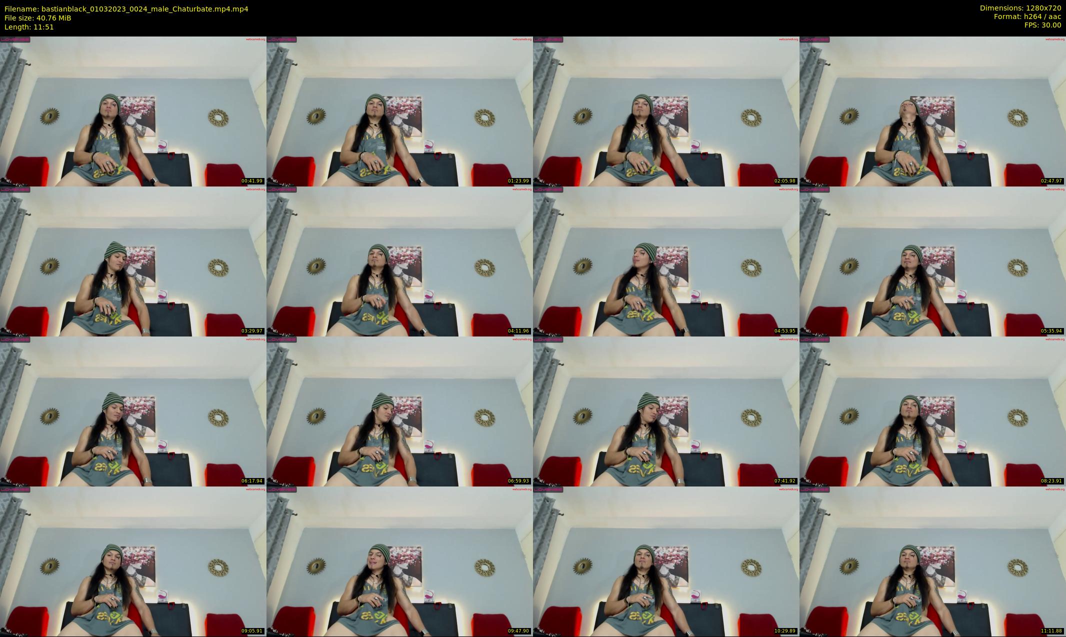 bastianblack — 12 minute Chaturbate male cam show recording, 720p, Mar 1, 2023