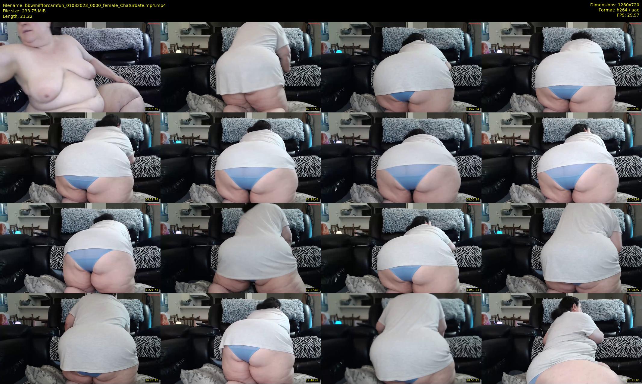 bbwmilfforcamfun — 22 minute Chaturbate female cam show recording, 720p, Mar 1, 2023