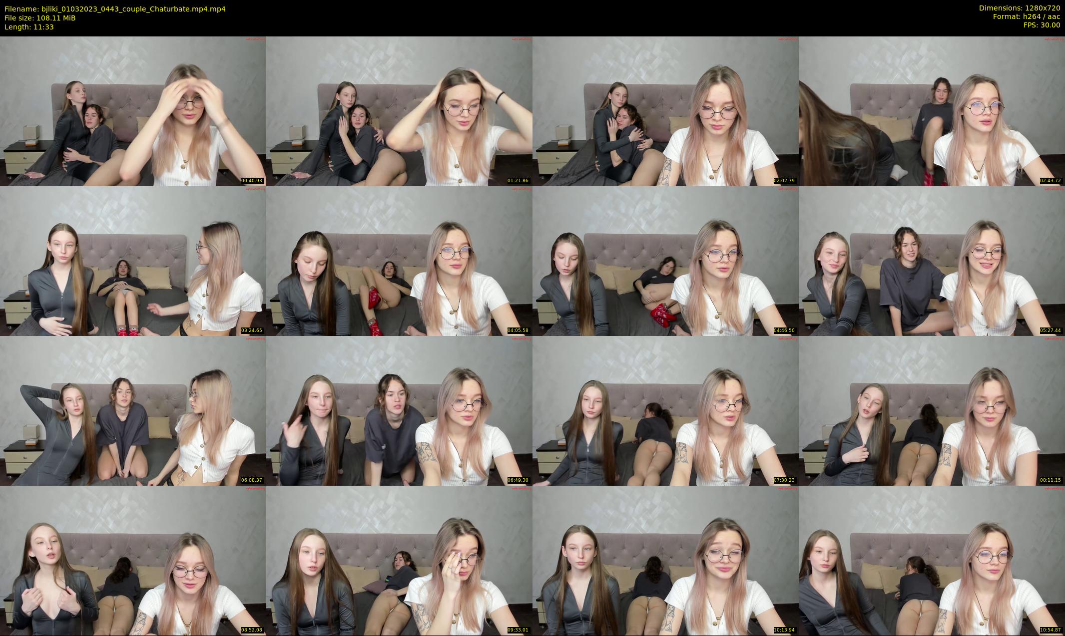 bjliki — 12 minute Chaturbate couple cam show recording, 720p, Mar 1, 2023