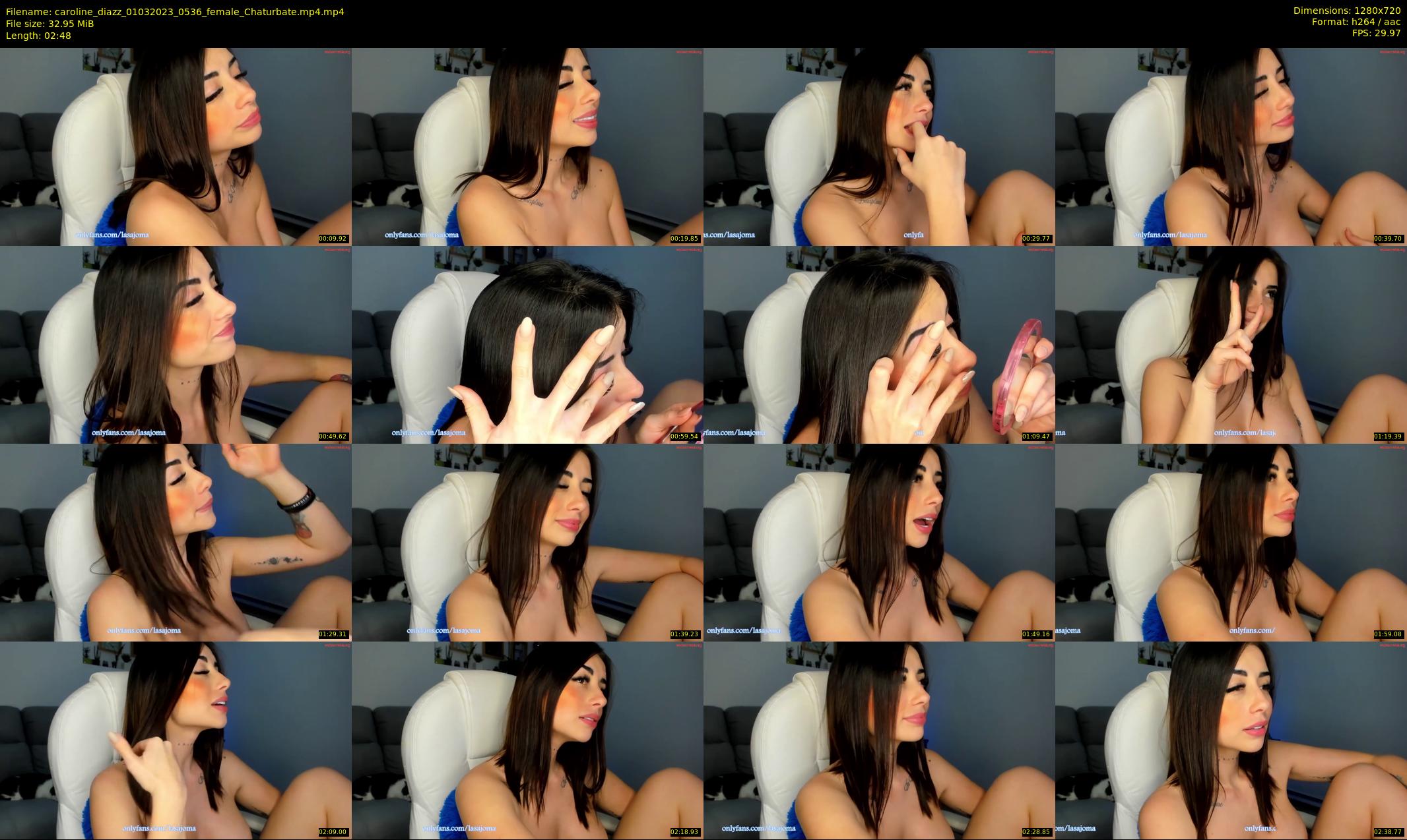 caroline_diazz — 3 minute Chaturbate female cam show recording, 720p, Mar 1, 2023