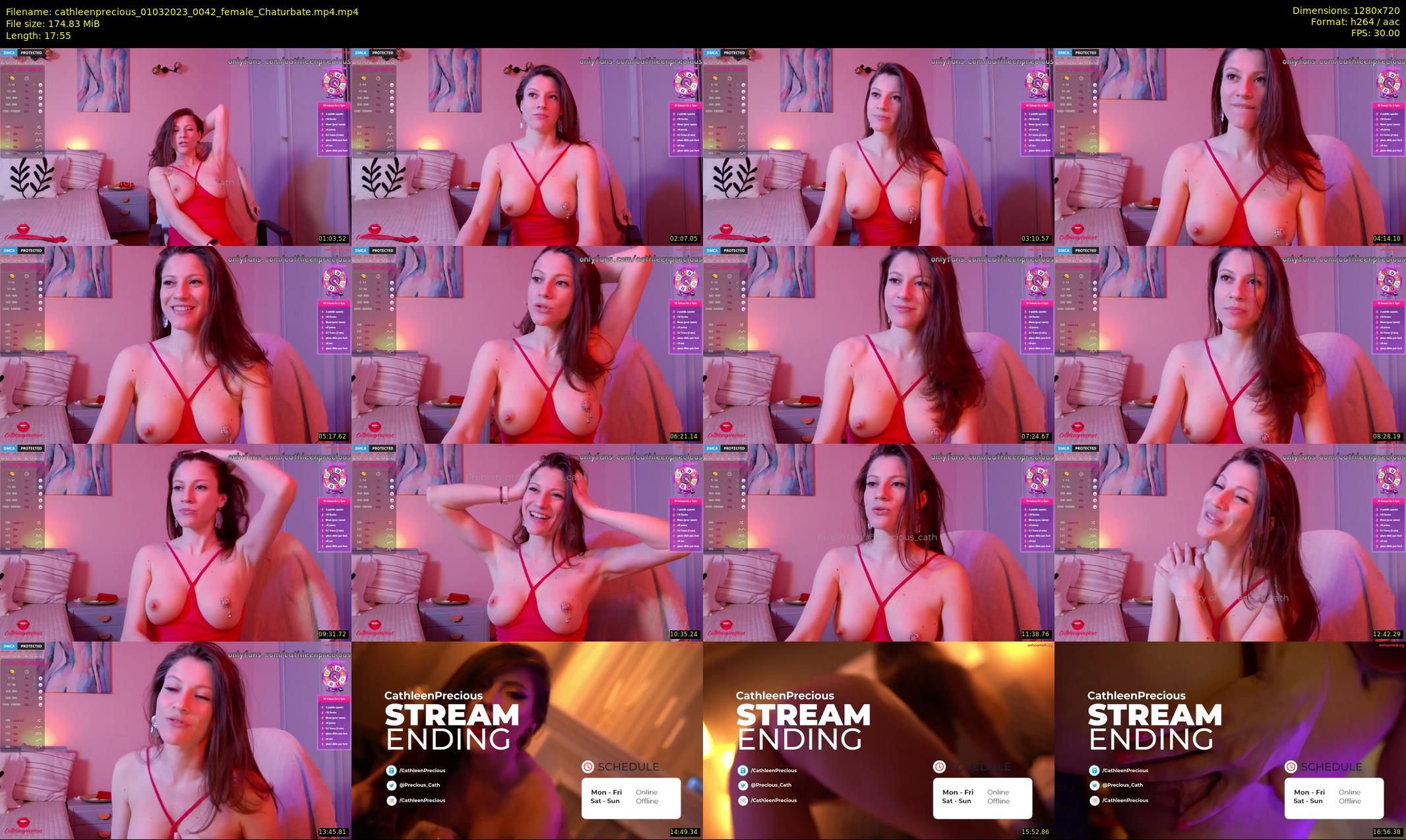 cathleenprecious — 18 minute Chaturbate female cam show recording, 720p, Mar 1, 2023