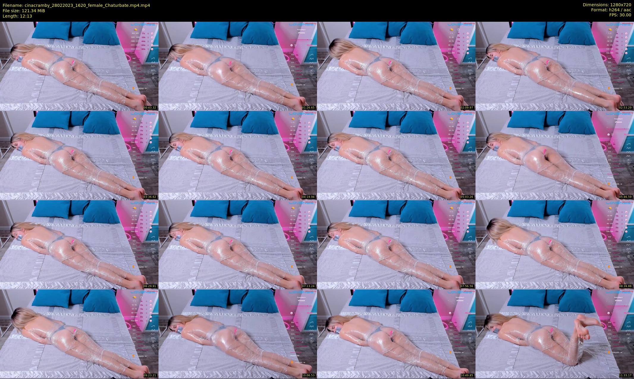 cinacramby — 13 minute Chaturbate female cam show recording, 720p, Feb 28, 2023
