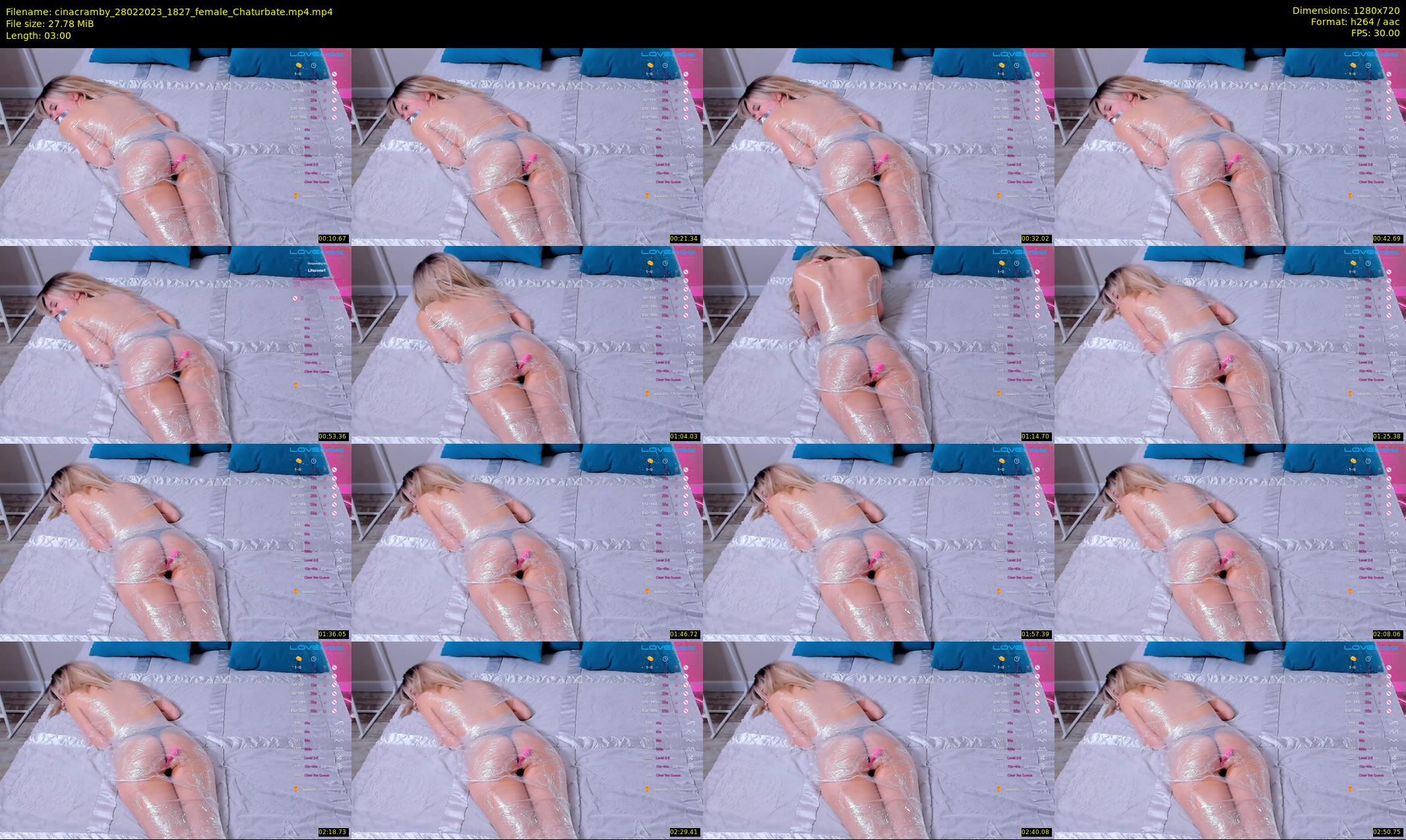 cinacramby — 3 minute Chaturbate female cam show recording, 720p, Feb 28, 2023