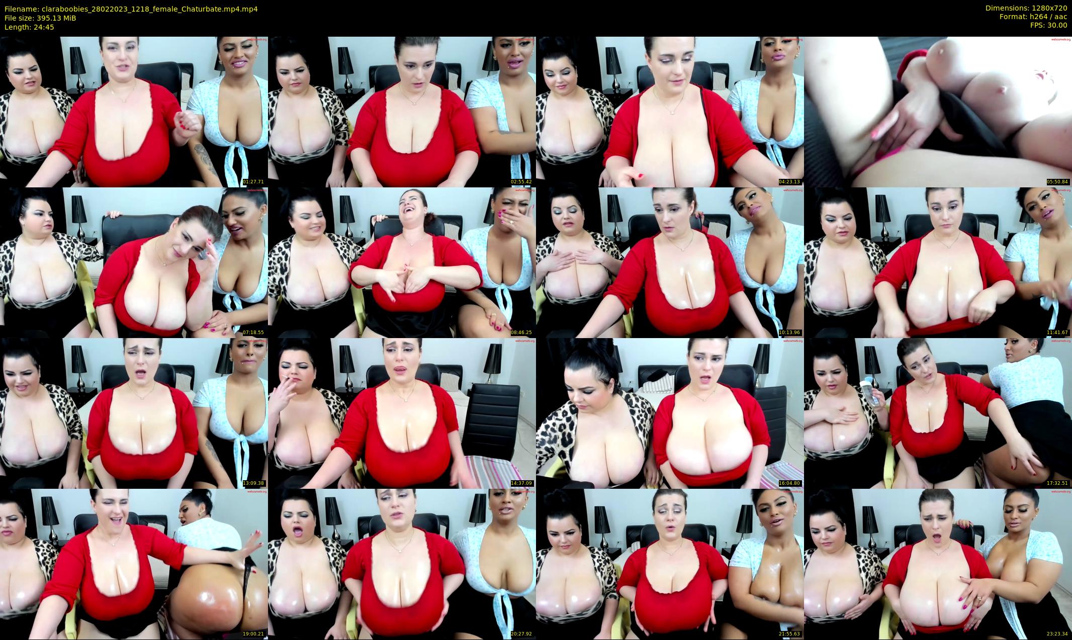 claraboobies — 25 minute Chaturbate female cam show recording, 720p, Feb 28, 2023