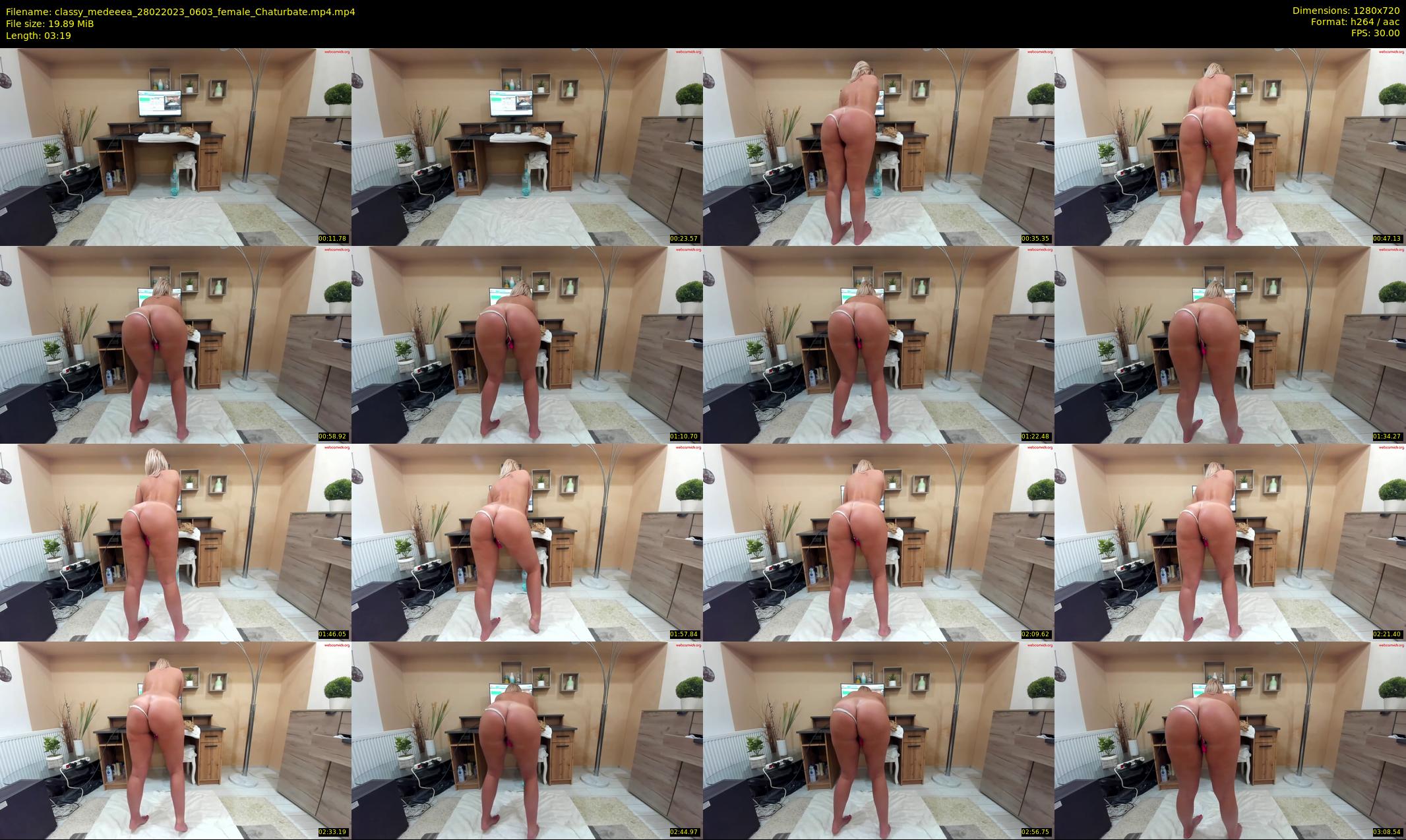 classy_medeeea — 4 minute Chaturbate female cam show recording, 720p, Feb 28, 2023