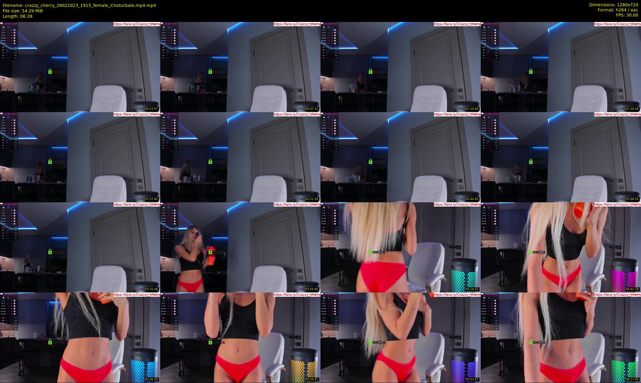crazzy_cherry — 7 minute Chaturbate female cam show recording, 720p, Feb 28, 2023