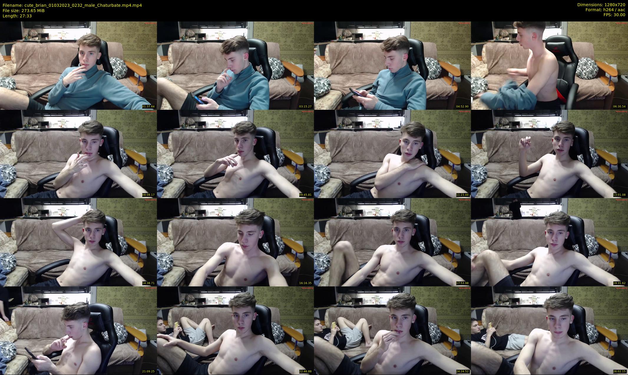 cute_brian — 28 minute Chaturbate male cam show recording, 720p, Mar 1, 2023
