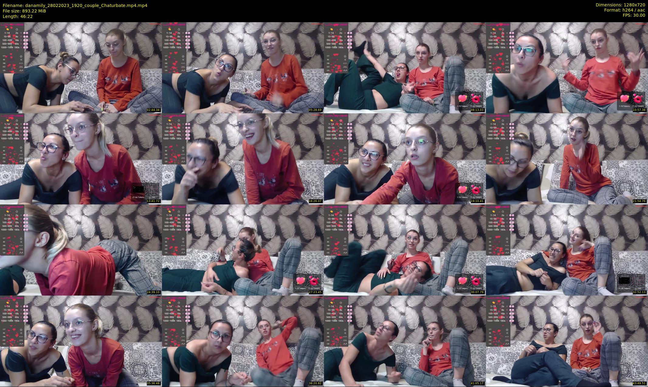 danamily — 47 minute Chaturbate female cam show recording, 720p, Feb 28, 2023