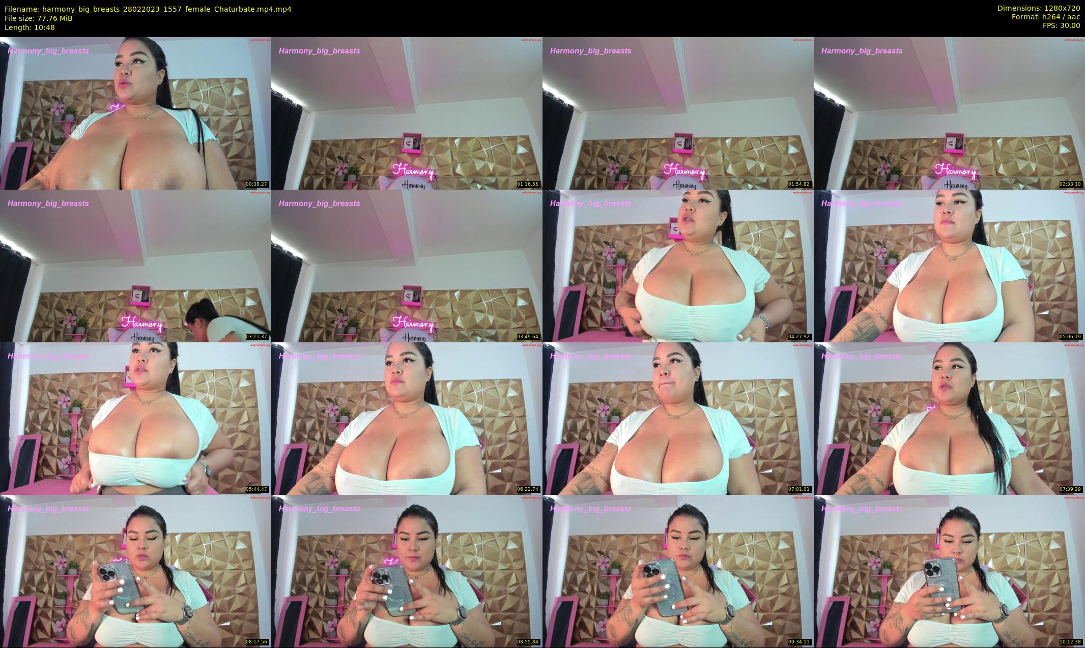 harmony_big_breasts — 11 minute Chaturbate female cam show recording, 720p, Feb 28, 2023