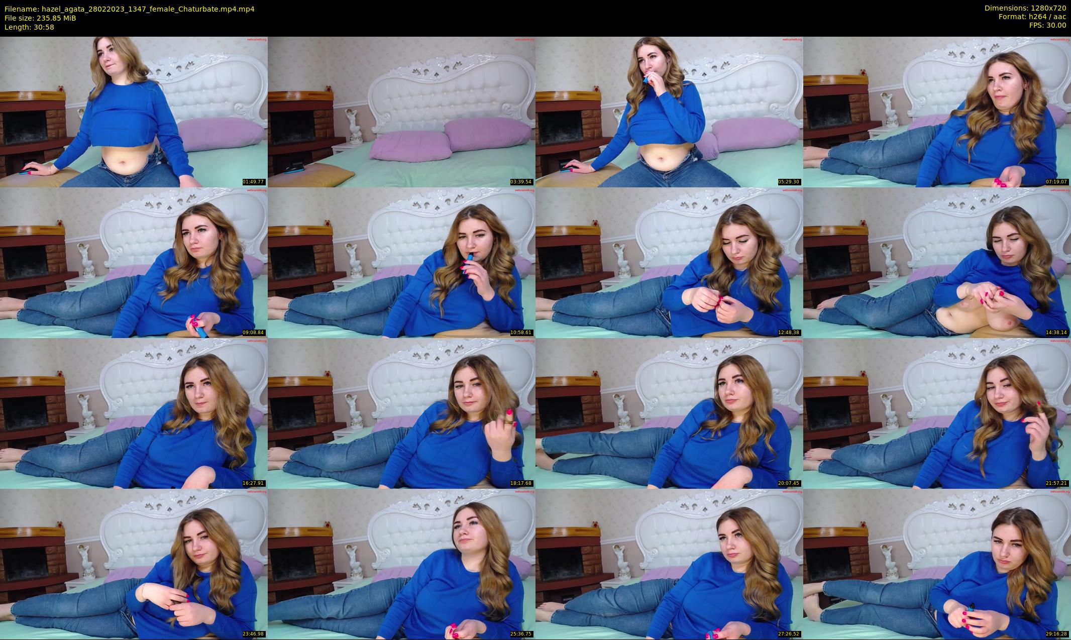 hazel_agata — 31 minute Chaturbate female cam show recording, 720p, Feb 28, 2023