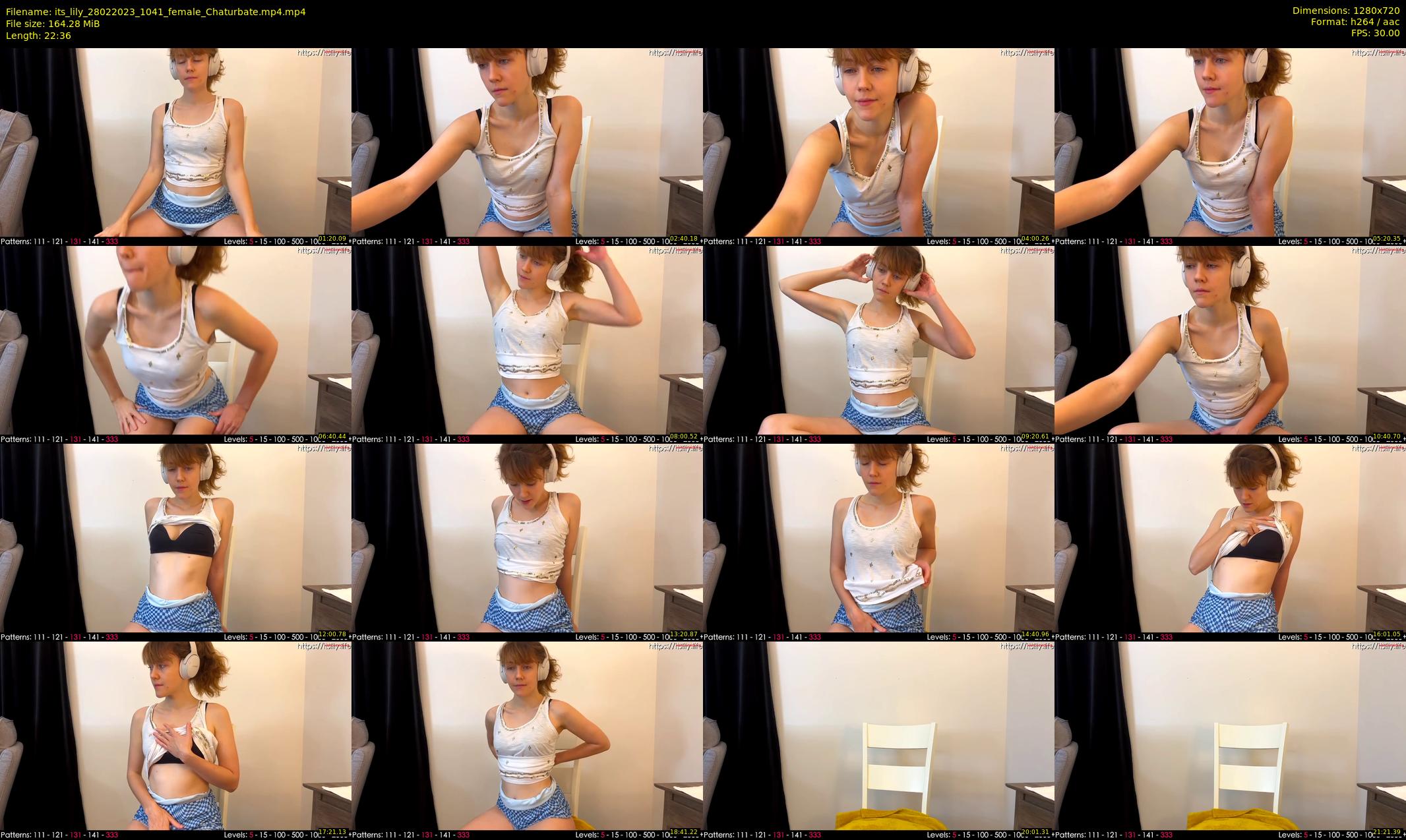 its_lily — 23 minute Chaturbate female cam show recording, 720p, Feb 28, 2023