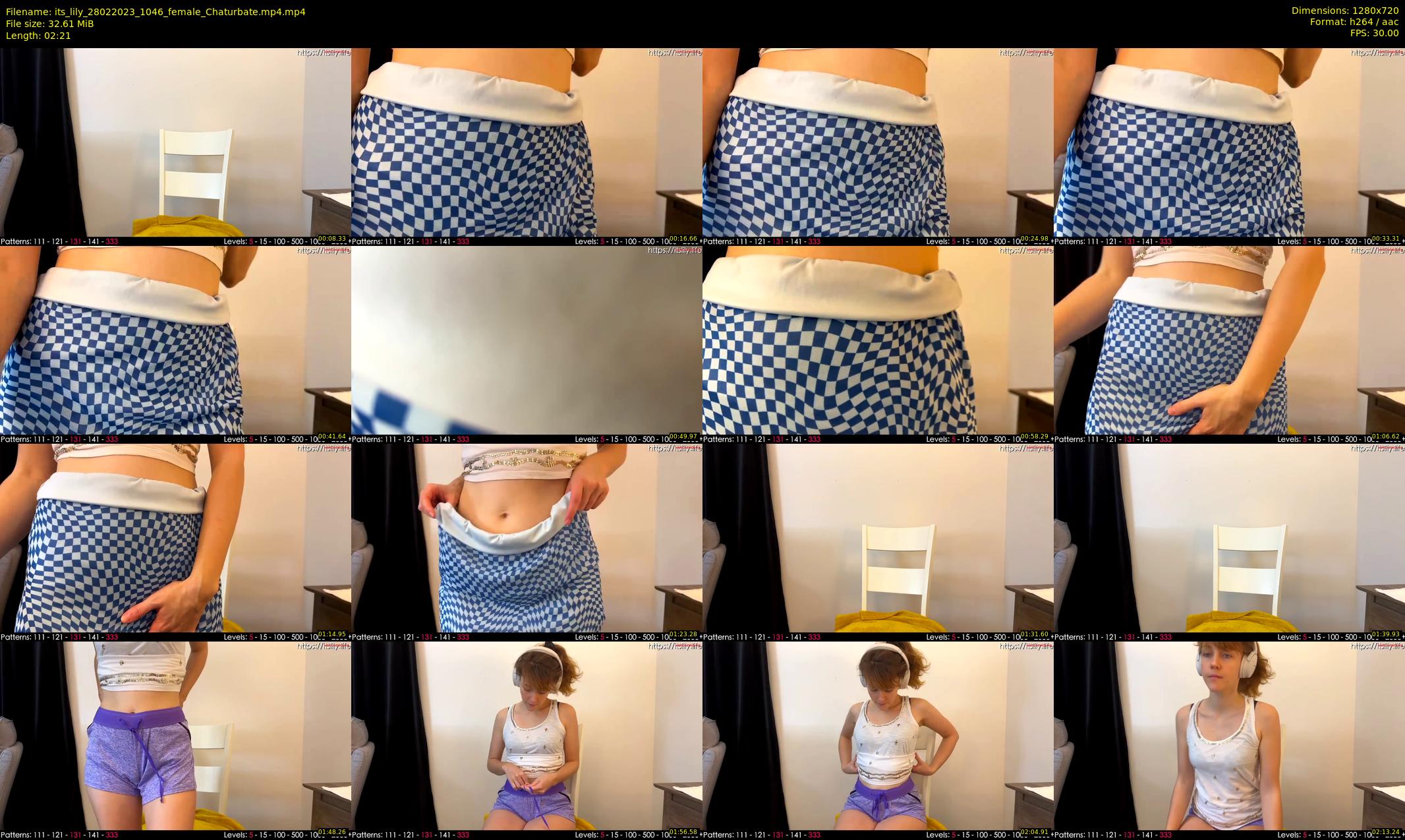 its_lily — 3 minute Chaturbate female cam show recording, 720p, Feb 28, 2023