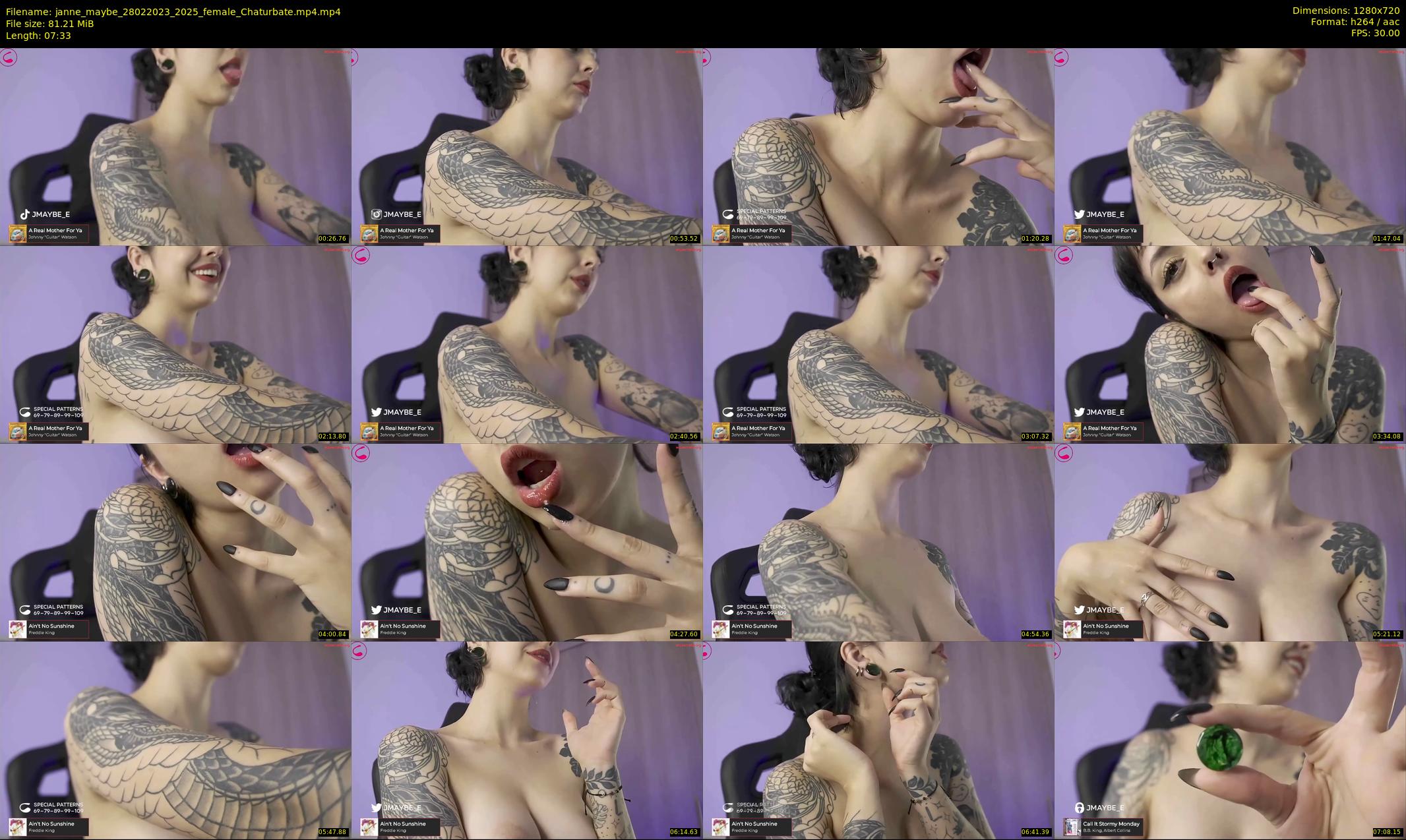 janne_maybe — 8 minute Chaturbate female cam show recording, 720p, Feb 28, 2023