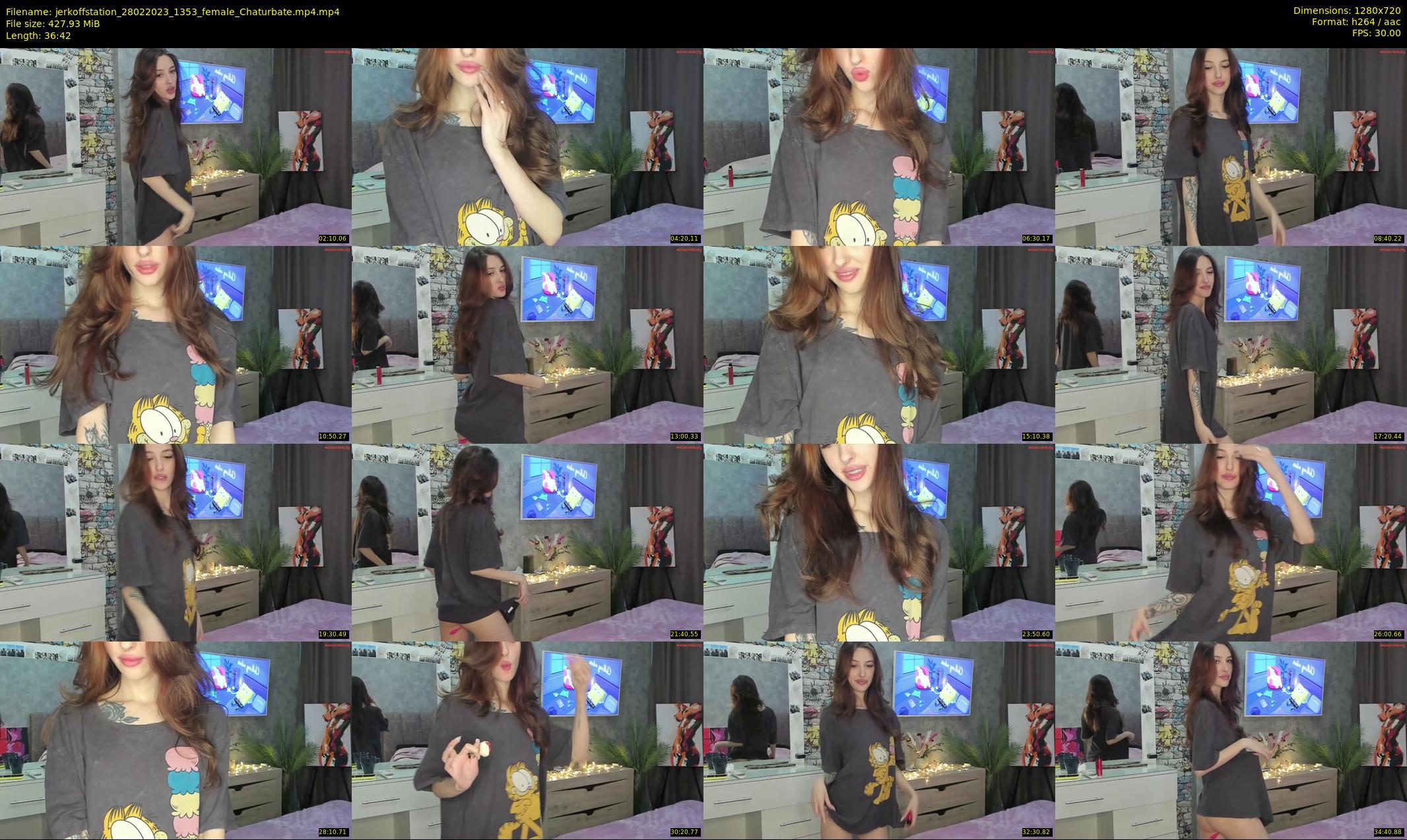 jerkoffstation — 37 minute Chaturbate couple cam show recording, 720p, Feb 28, 2023