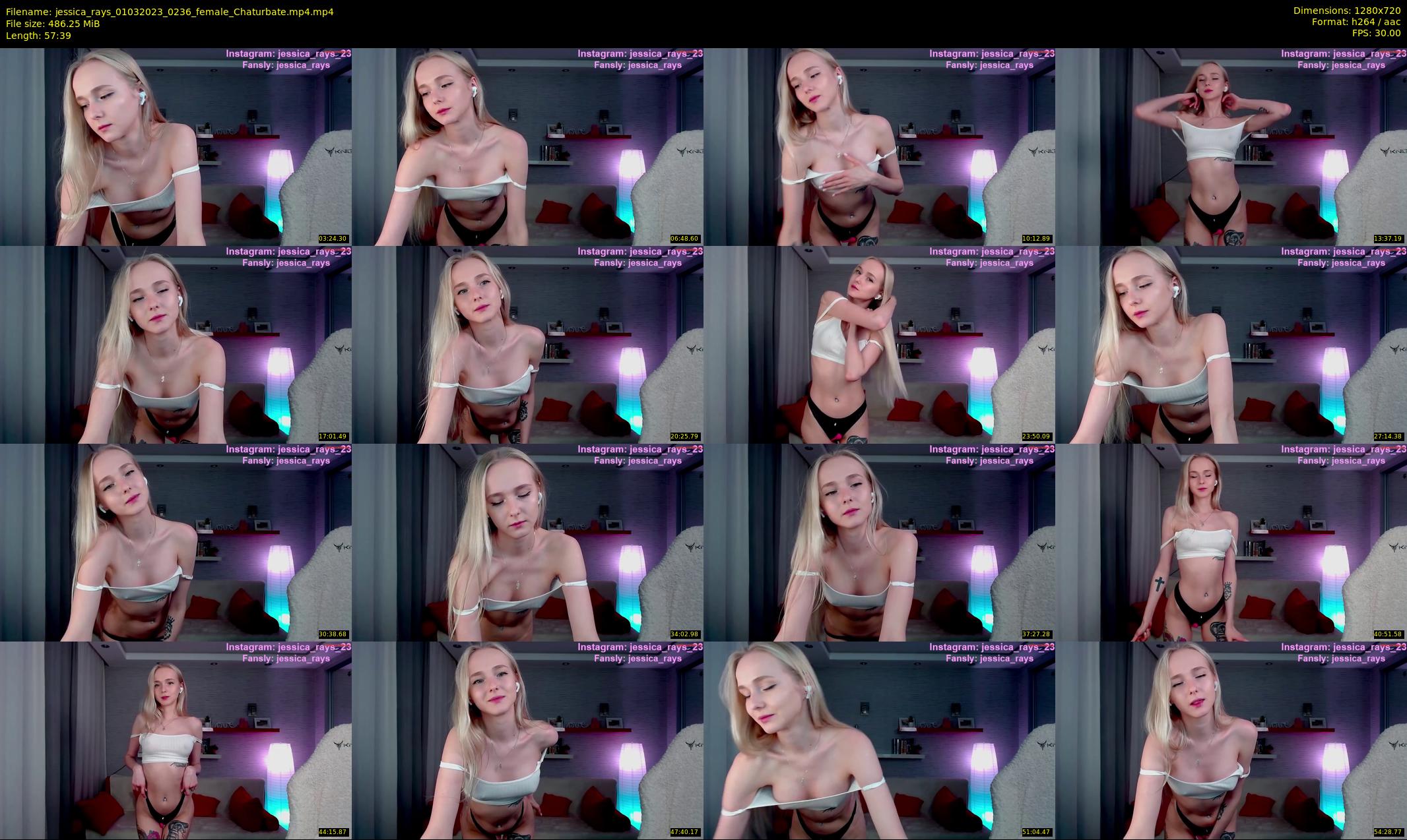 jessica_rays — 58 minute Chaturbate couple cam show recording, 720p, Mar 1, 2023