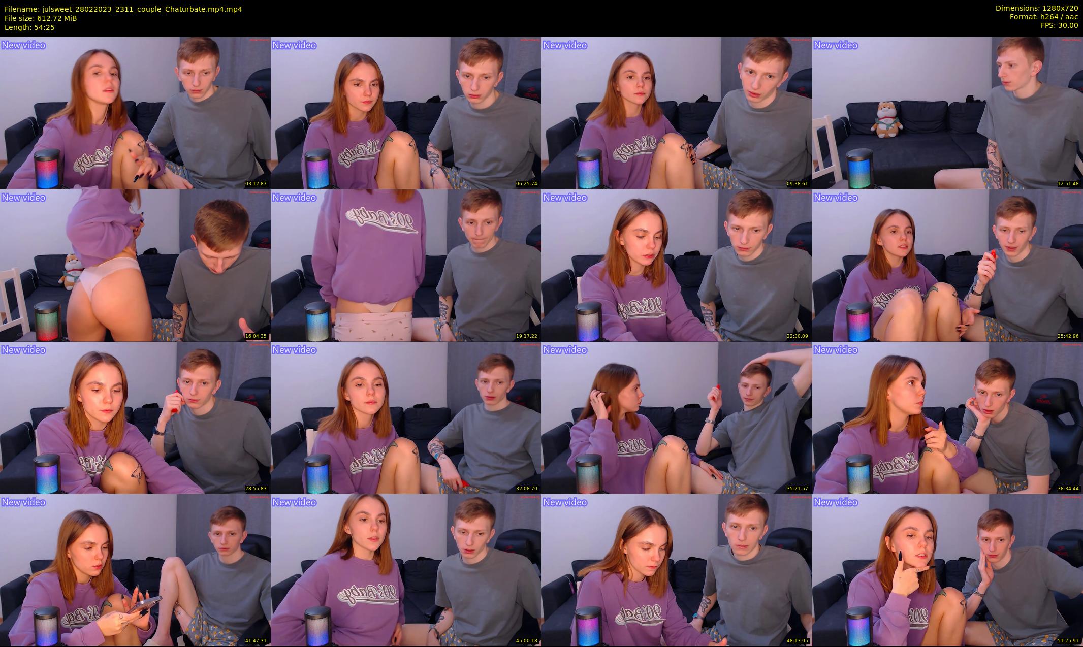 julsweet — 55 minute Chaturbate male cam show recording, 720p, Feb 28, 2023