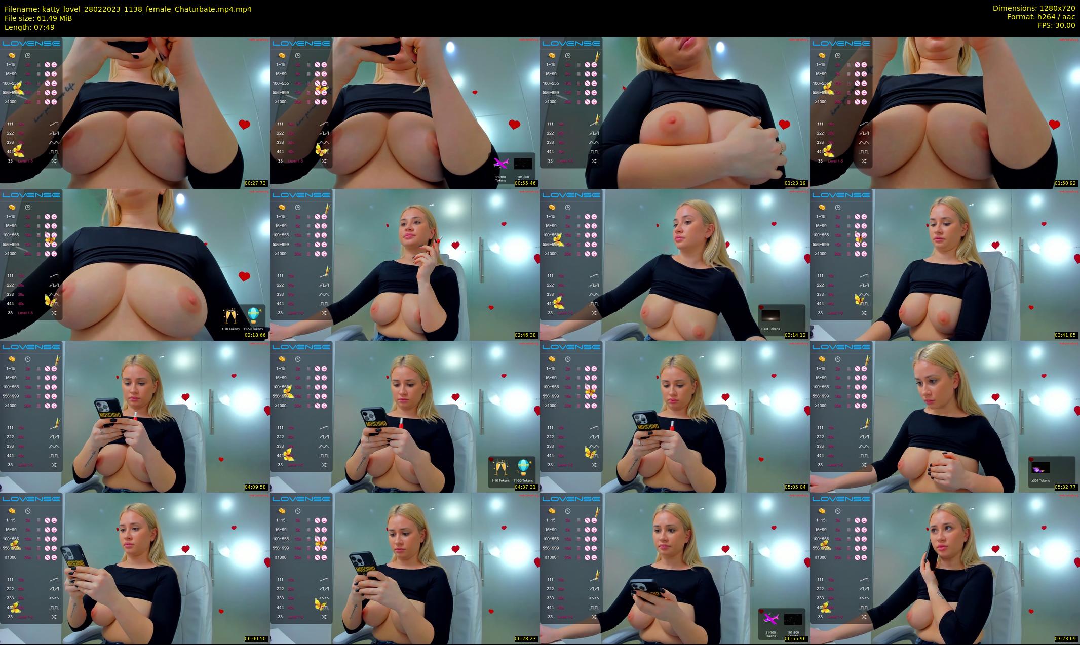 katty_lovel — 8 minute Chaturbate female cam show recording, 720p, Feb 28, 2023