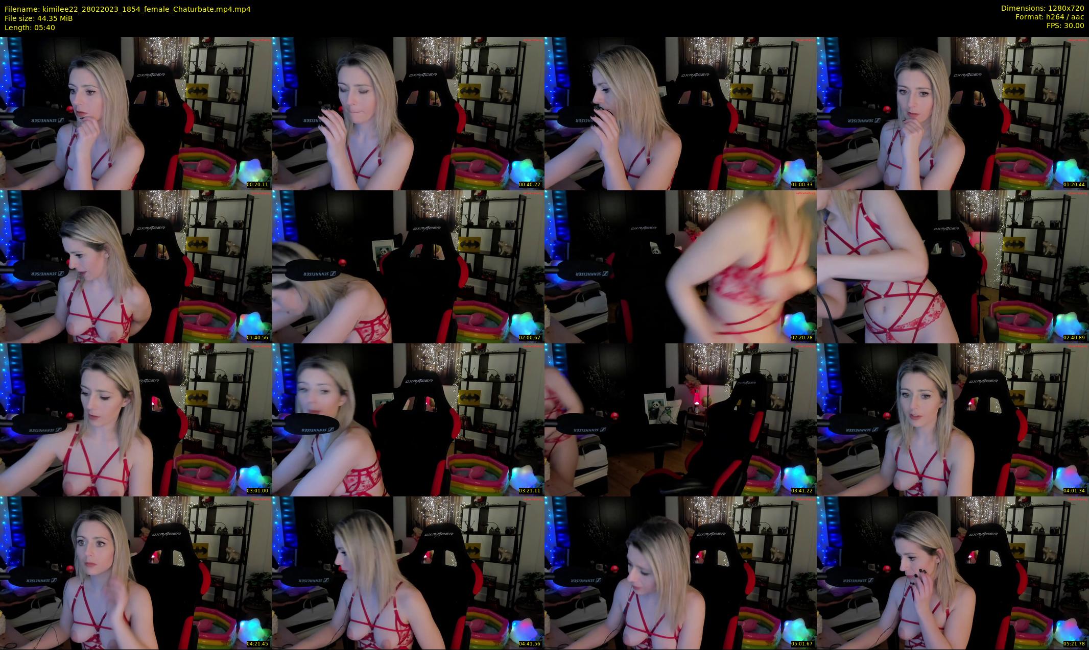 kimilee22 — 6 minute Chaturbate female cam show recording, 720p, Feb 28, 2023