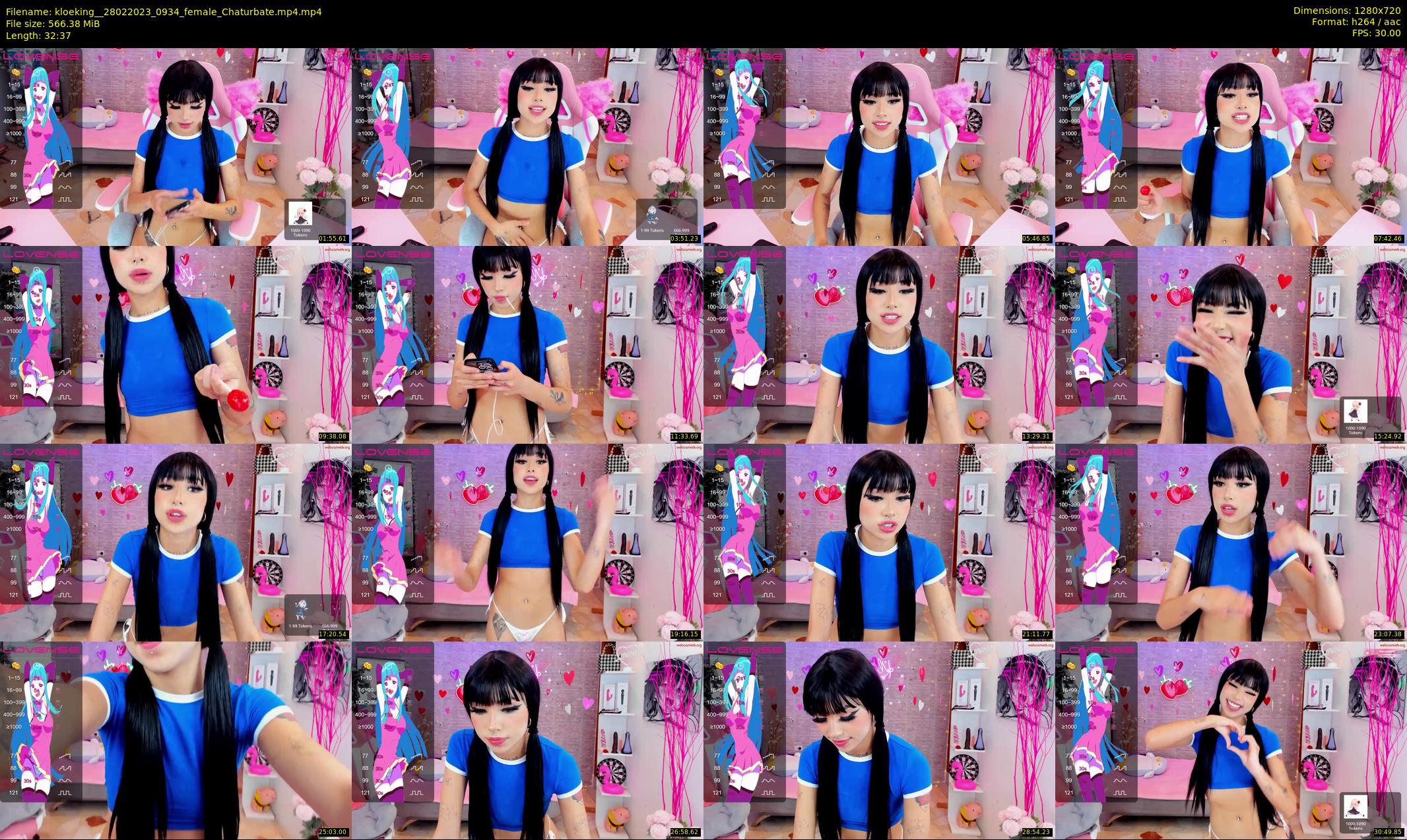 kloeking_ — 33 minute Chaturbate female cam show recording, 720p, Feb 28, 2023