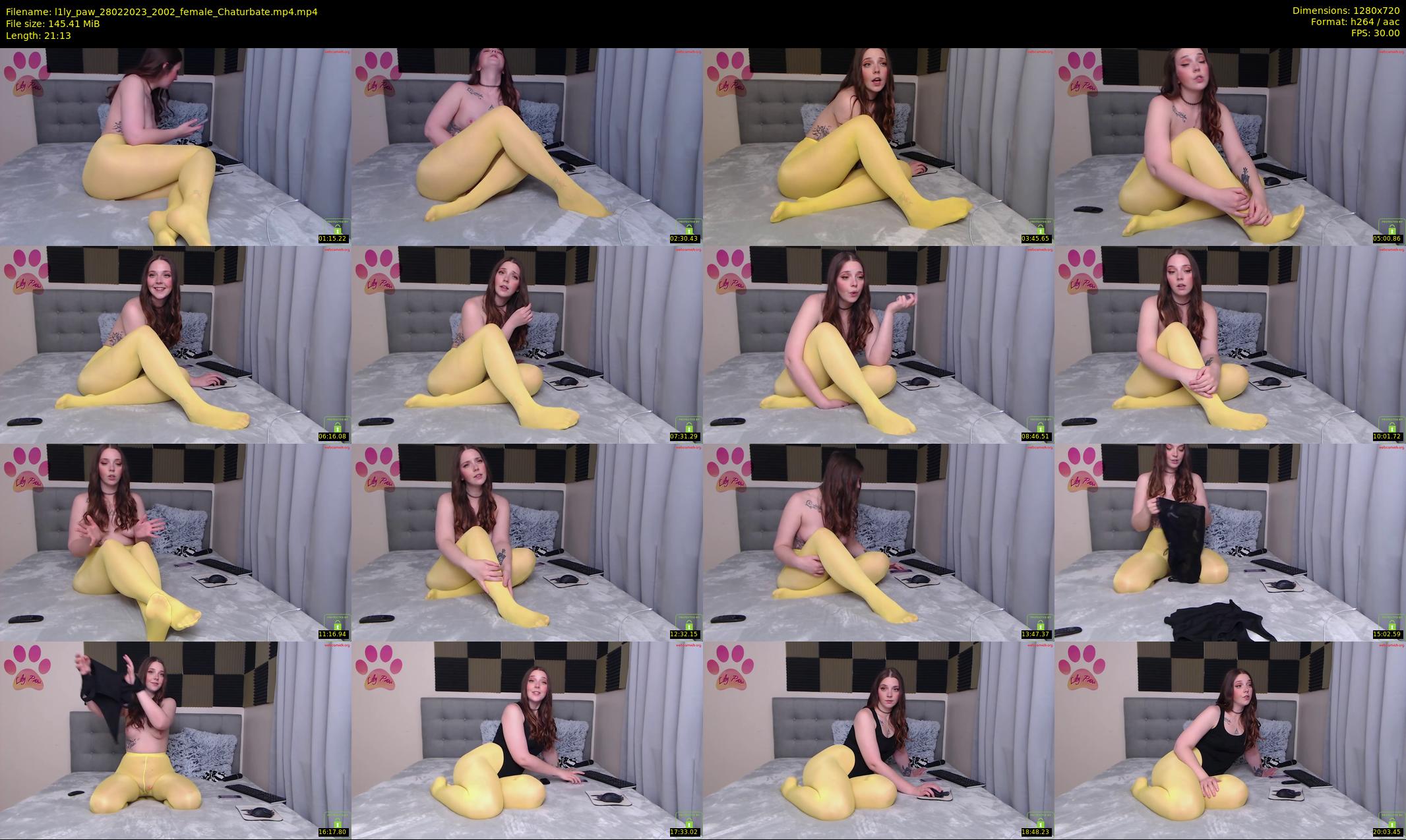 l1ly_paw — 22 minute Chaturbate female cam show recording, 720p, Feb 28, 2023