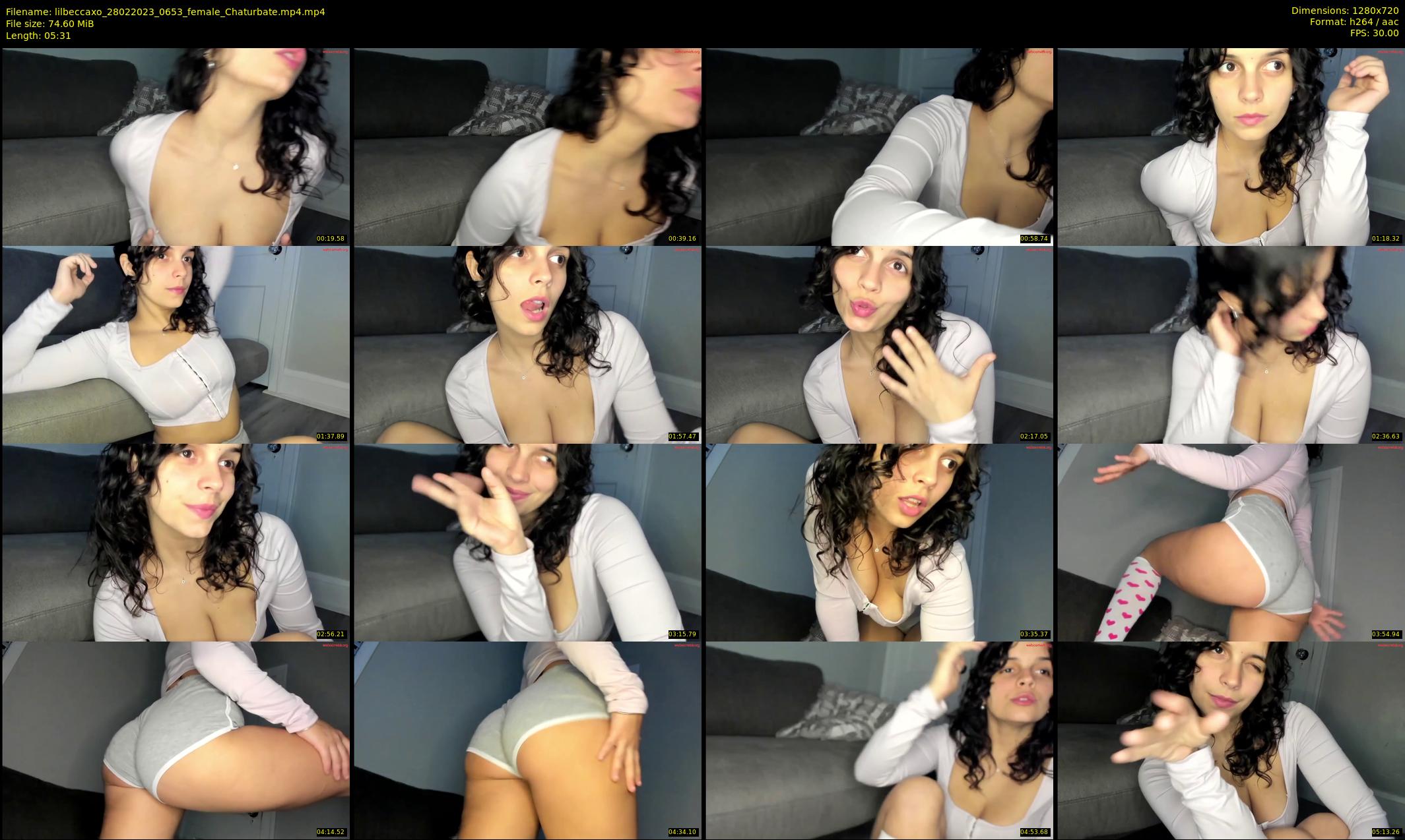 lilbeccaxo — 6 minute Chaturbate female cam show recording, 720p, Feb 28, 2023